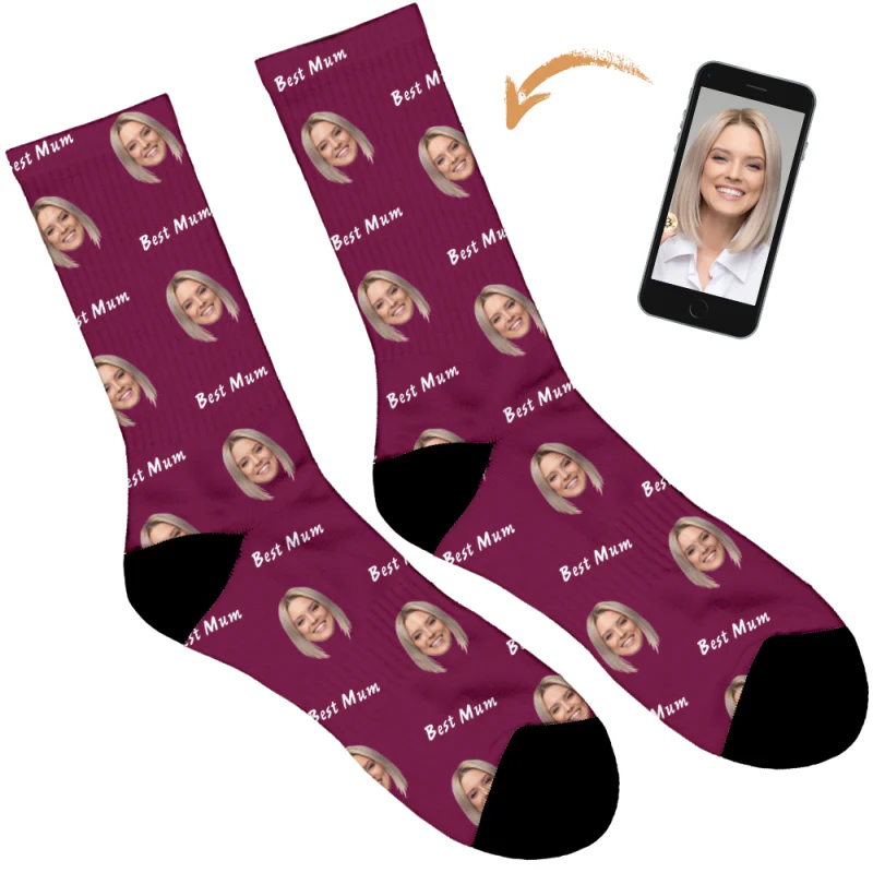 Best Mum Personalised Socks - Image 52