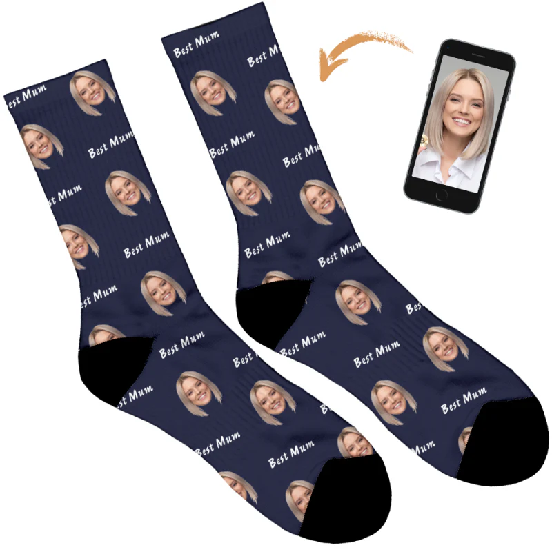 Best Mum Personalised Socks - Image 76