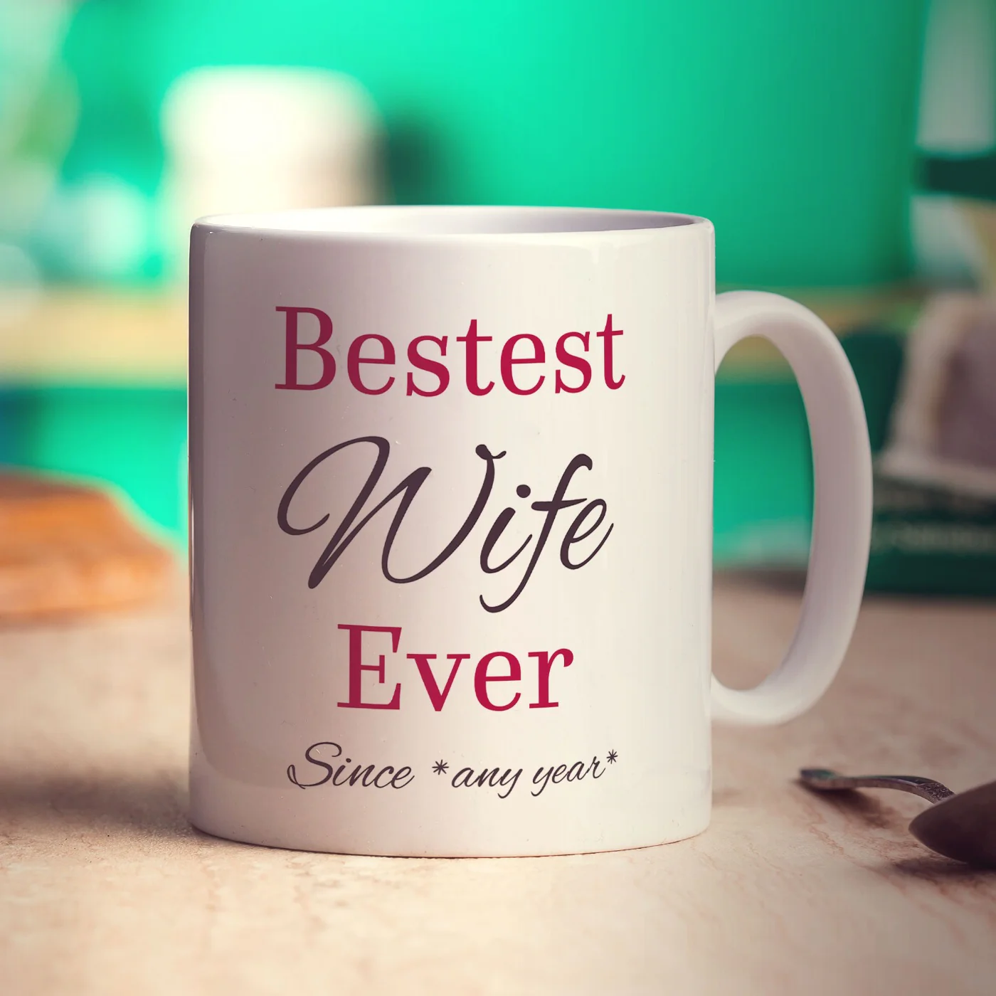 Bestest Wife Ever Photo Mug - Image 2
