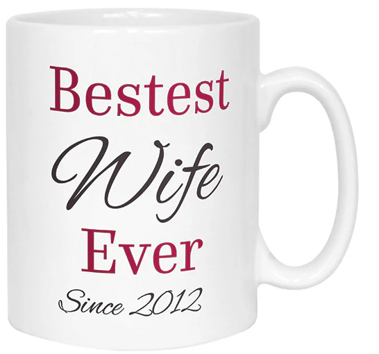Bestest Wife Ever Photo Mug - Image 3