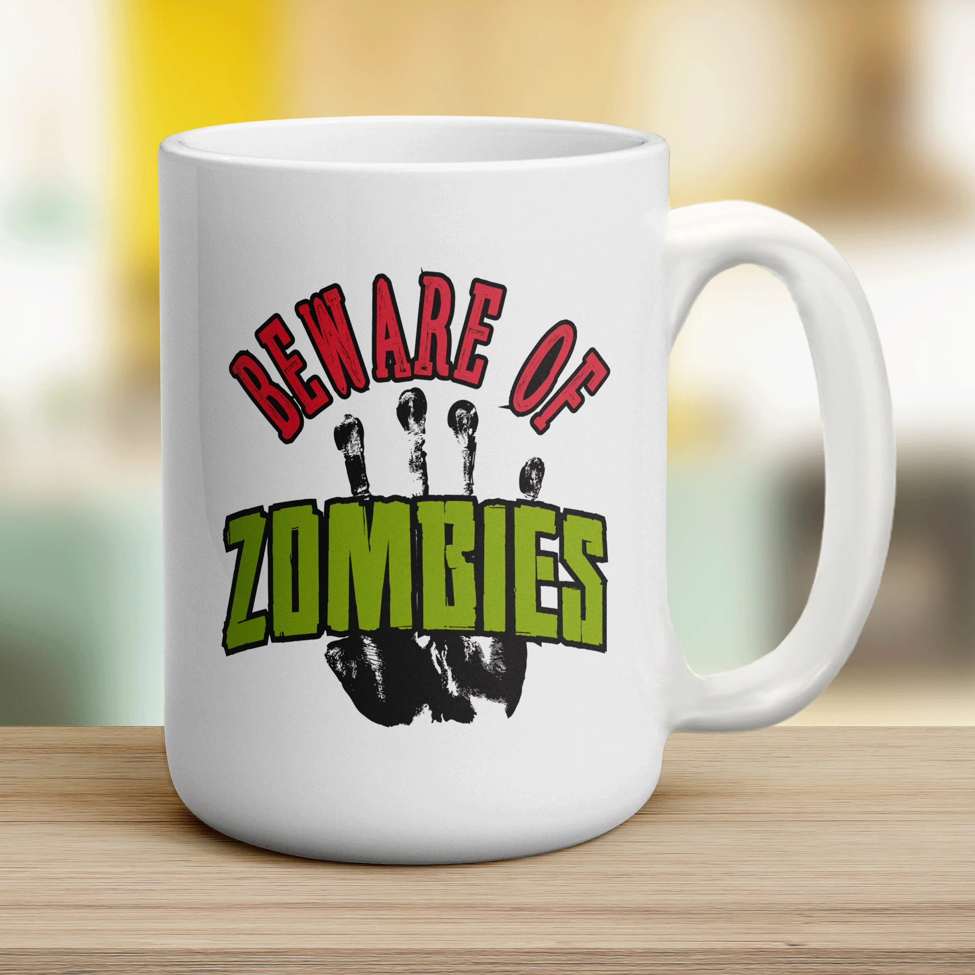 Beware of Zombies Mug - Image 12