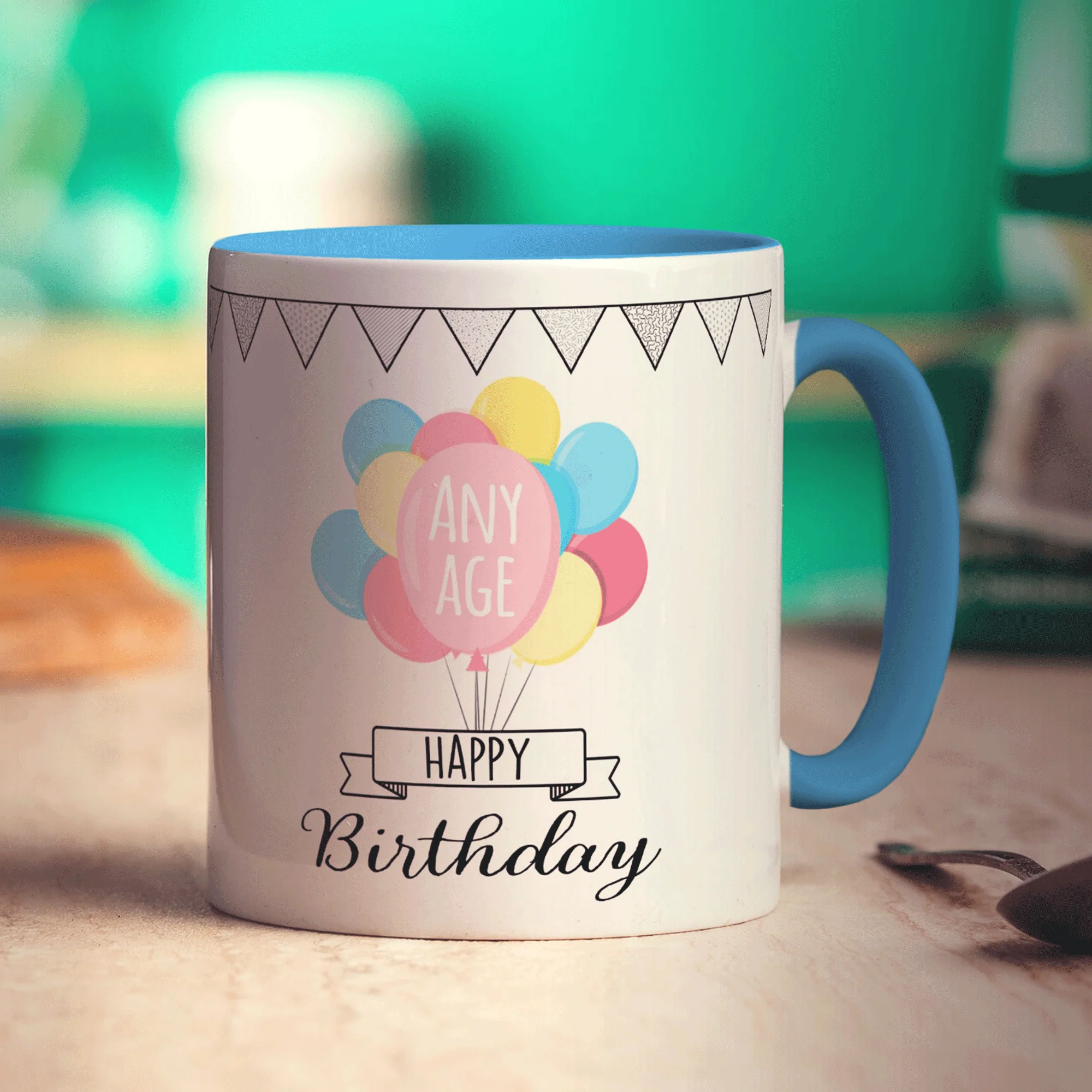 Birthday Age Balloons Mug - Image 10