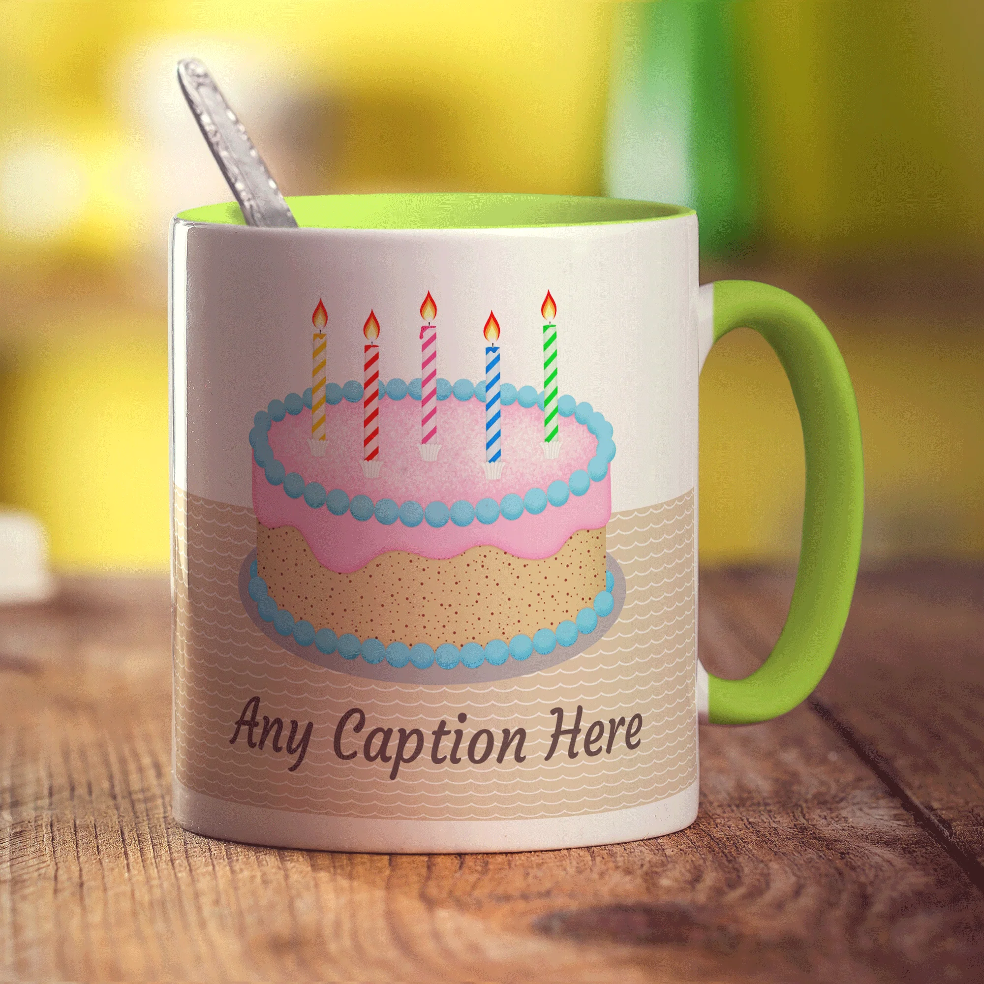 Birthday Cake Message Mug - Image 11