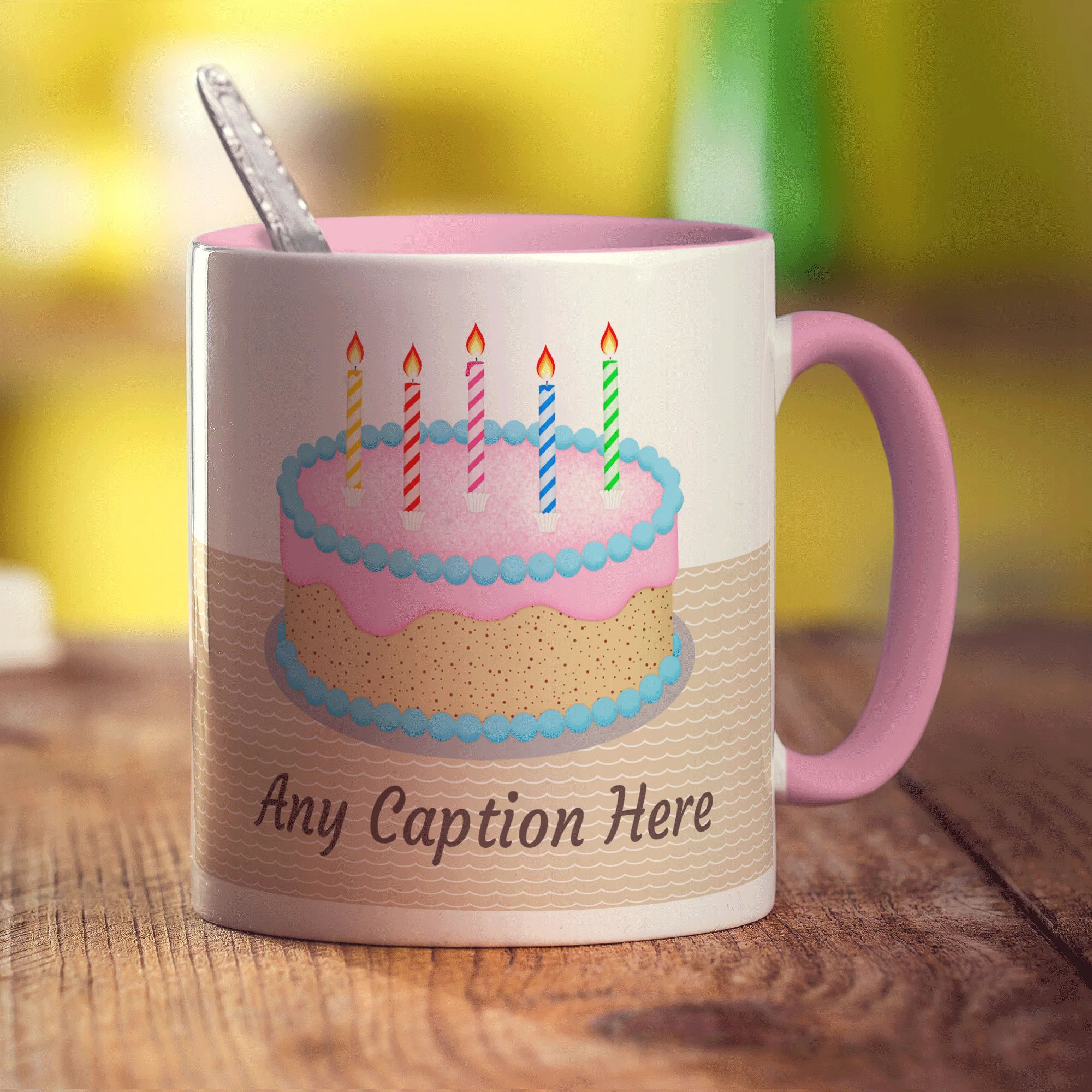 Birthday Cake Message Mug - Image 13
