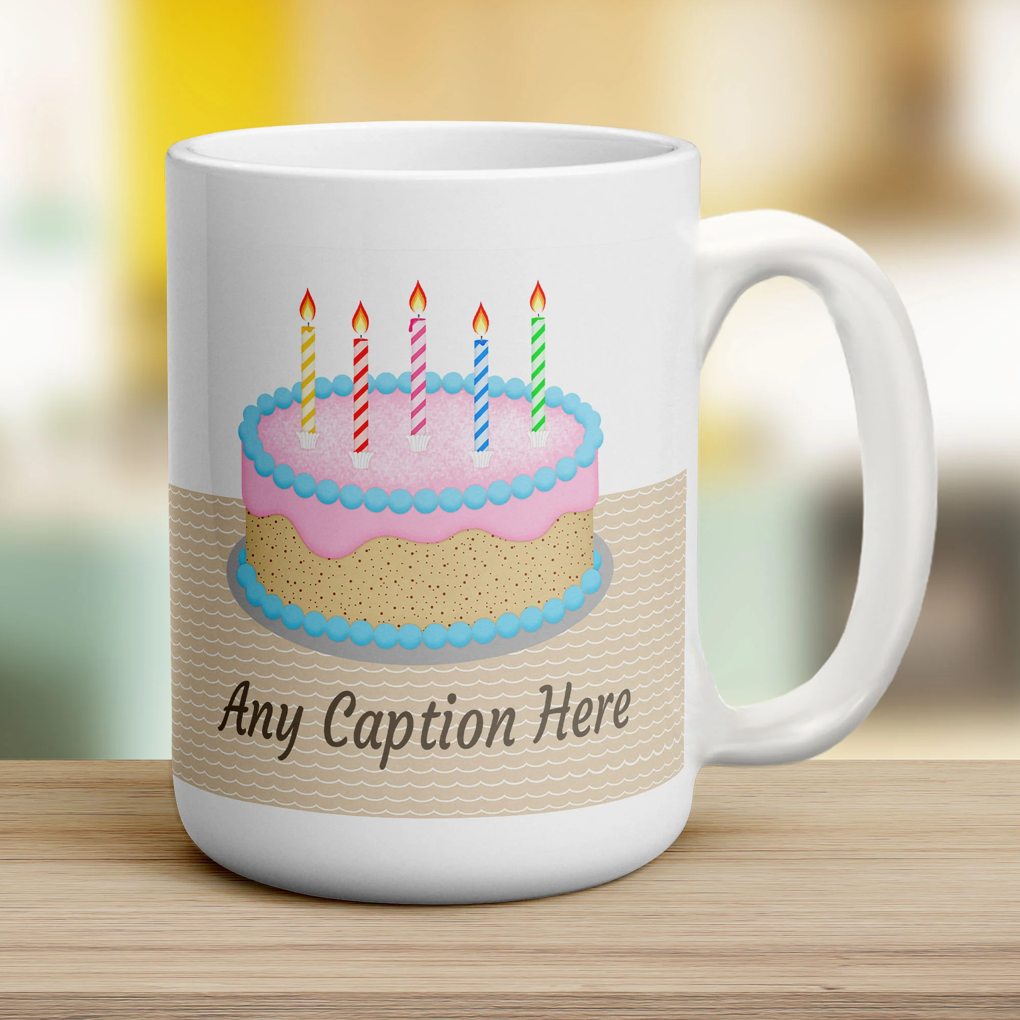 Birthday Cake Message Mug - Image 16