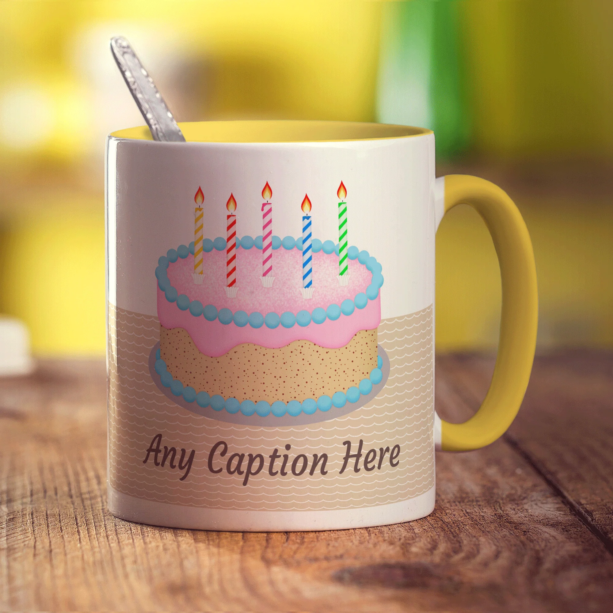 Birthday Cake Message Mug - Image 9