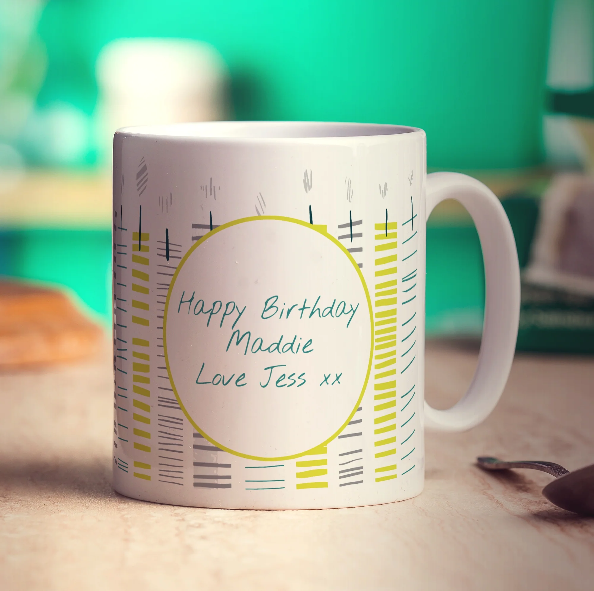 Birthday Candles Mug by Charlotte Street - Image 5
