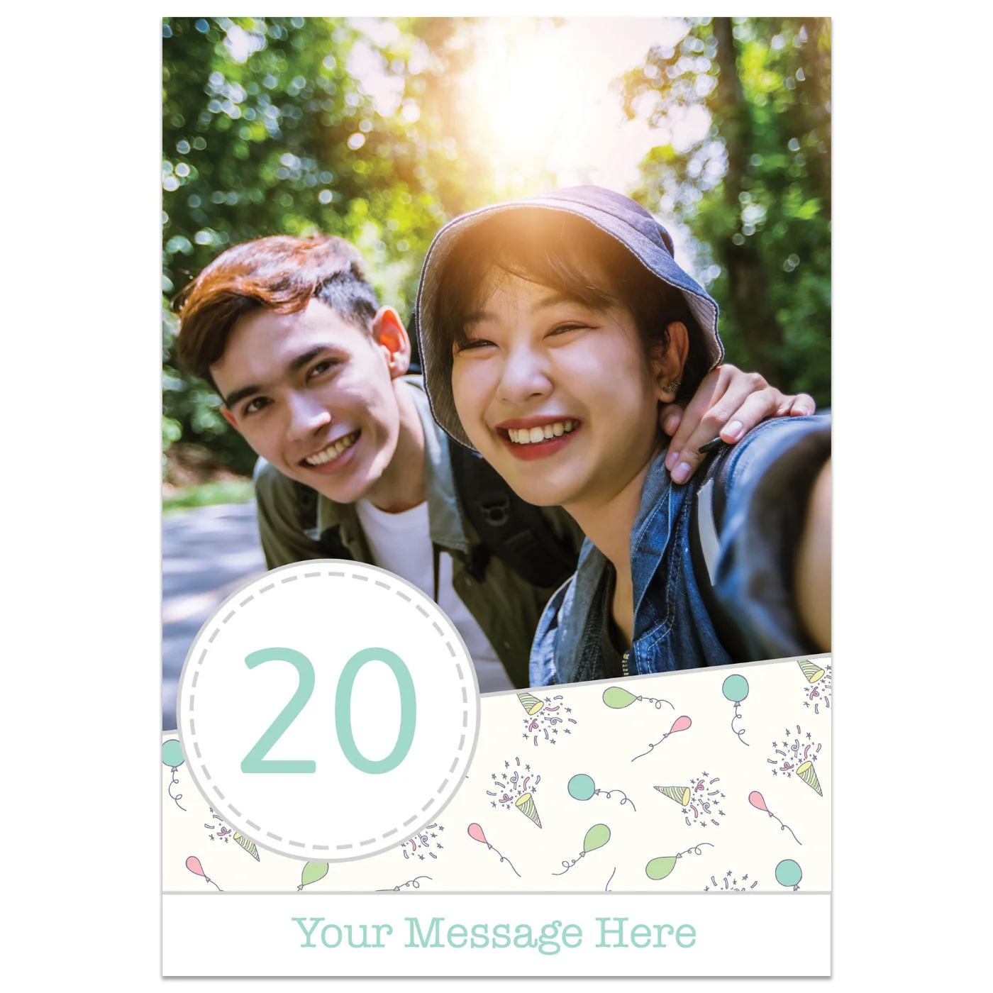 Birthday Celebration Any Age Photo Card