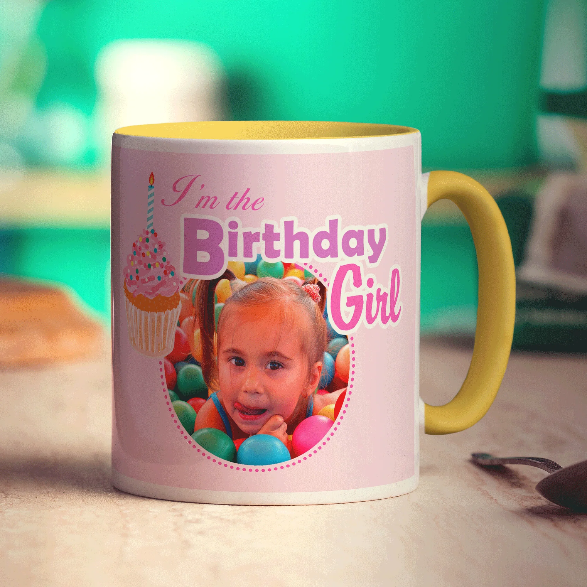 Birthday Girl Photo Message Mug - Image 11