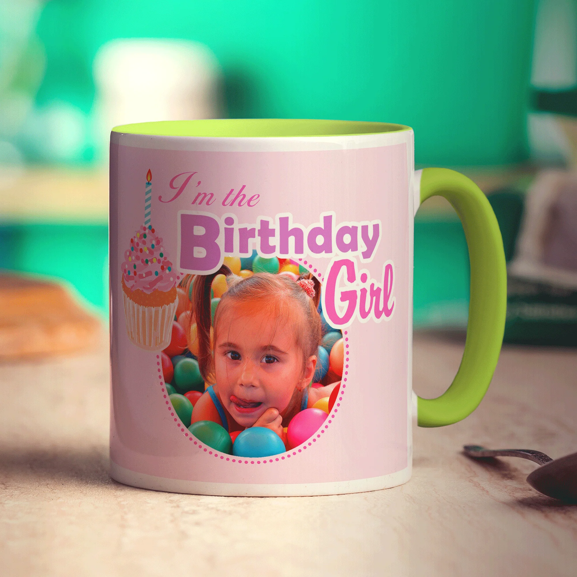 Birthday Girl Photo Message Mug - Image 13