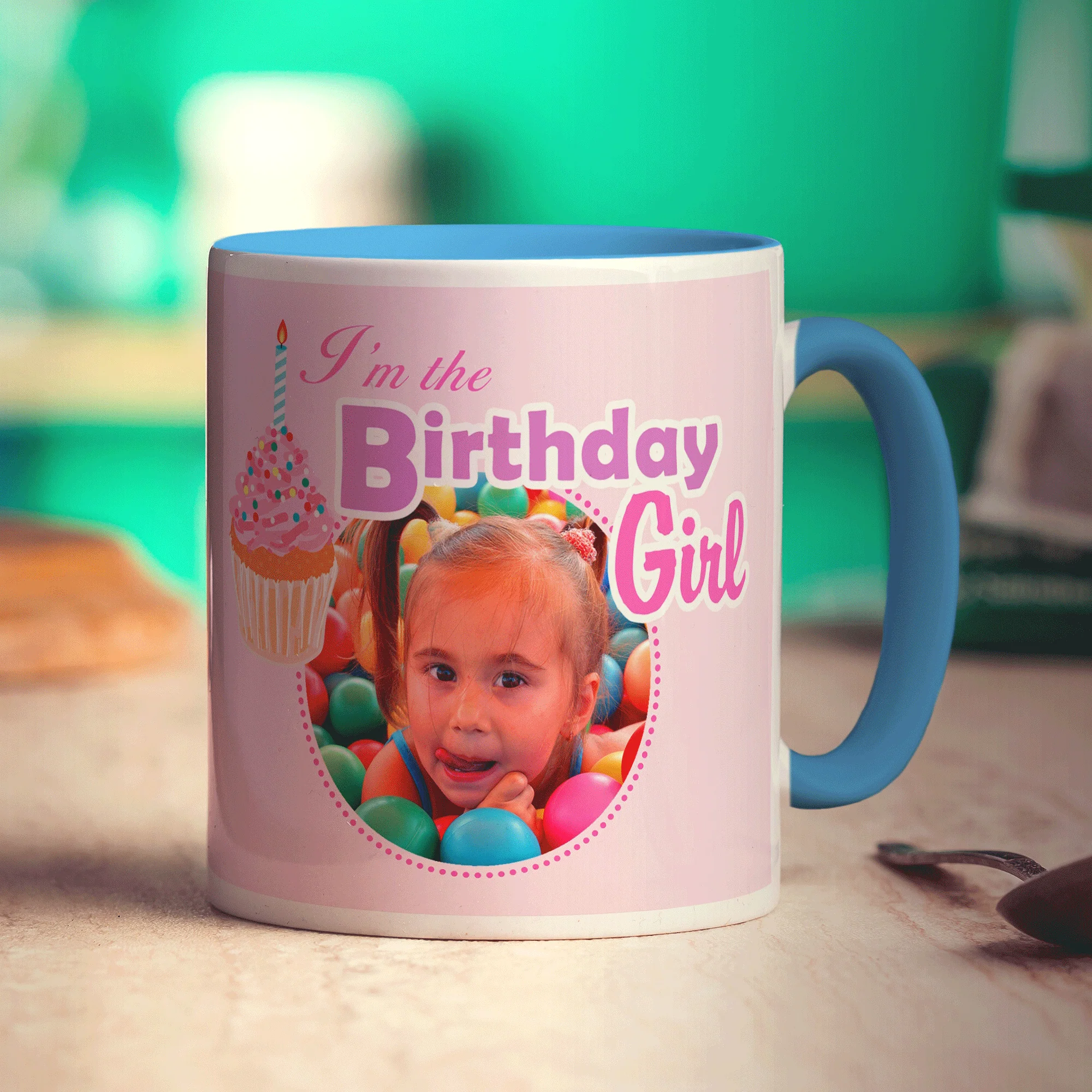 Birthday Girl Photo Message Mug - Image 14