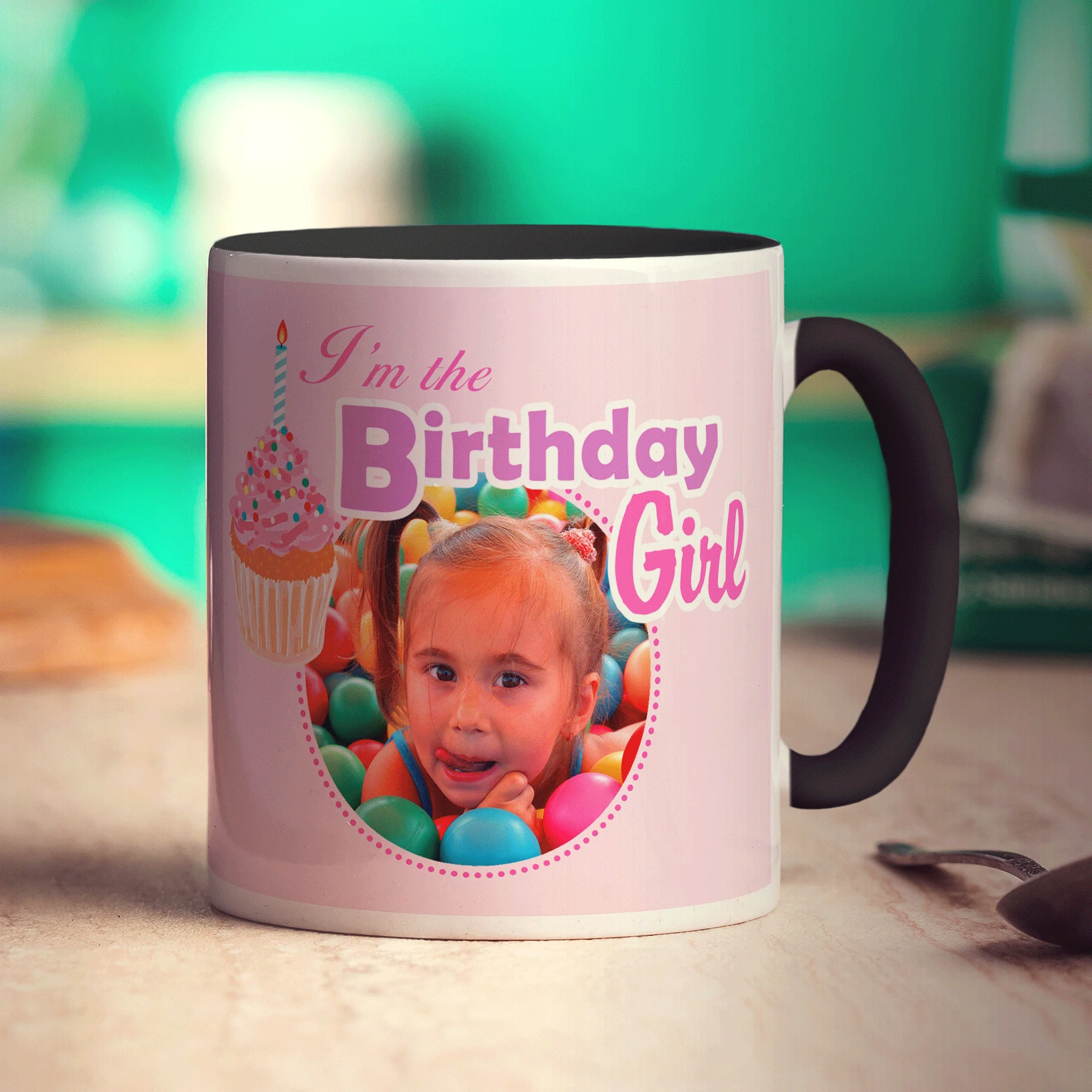 Birthday Girl Photo Message Mug - Image 16