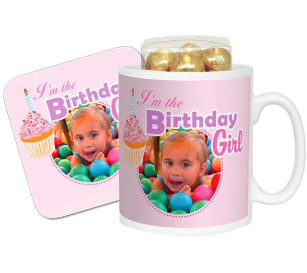 Birthday Girl Photo Message Mug - Image 9