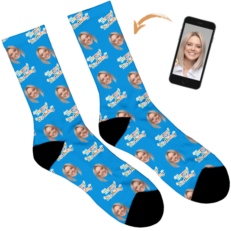 Birthday Personalised Socks - Image 25