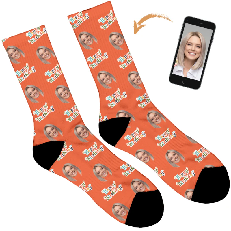 Birthday Personalised Socks - Image 32