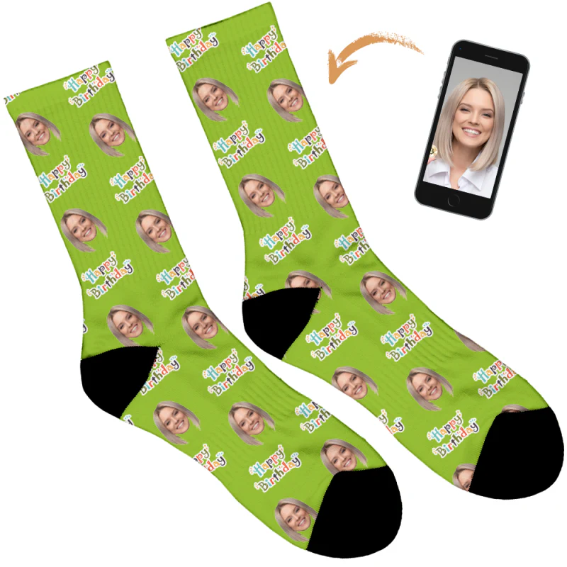 Birthday Personalised Socks - Image 34
