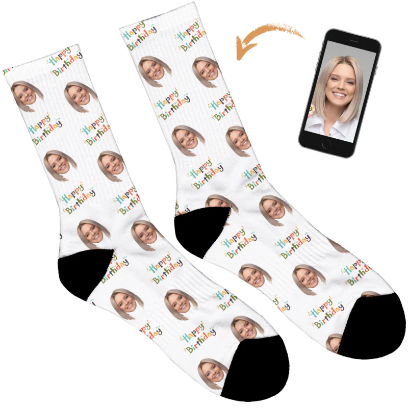 Birthday Personalised Socks - Image 4