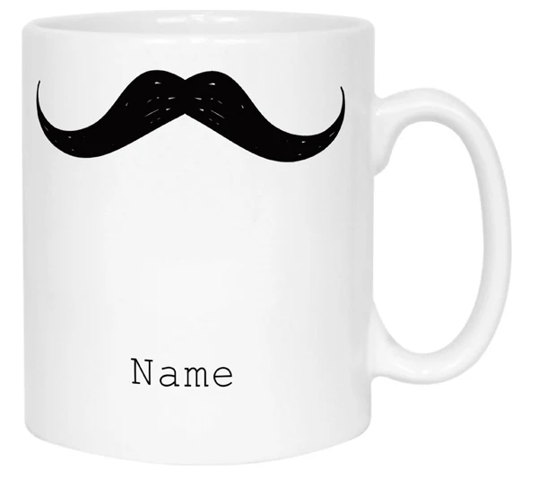 Black Moustache Mug - Image 3