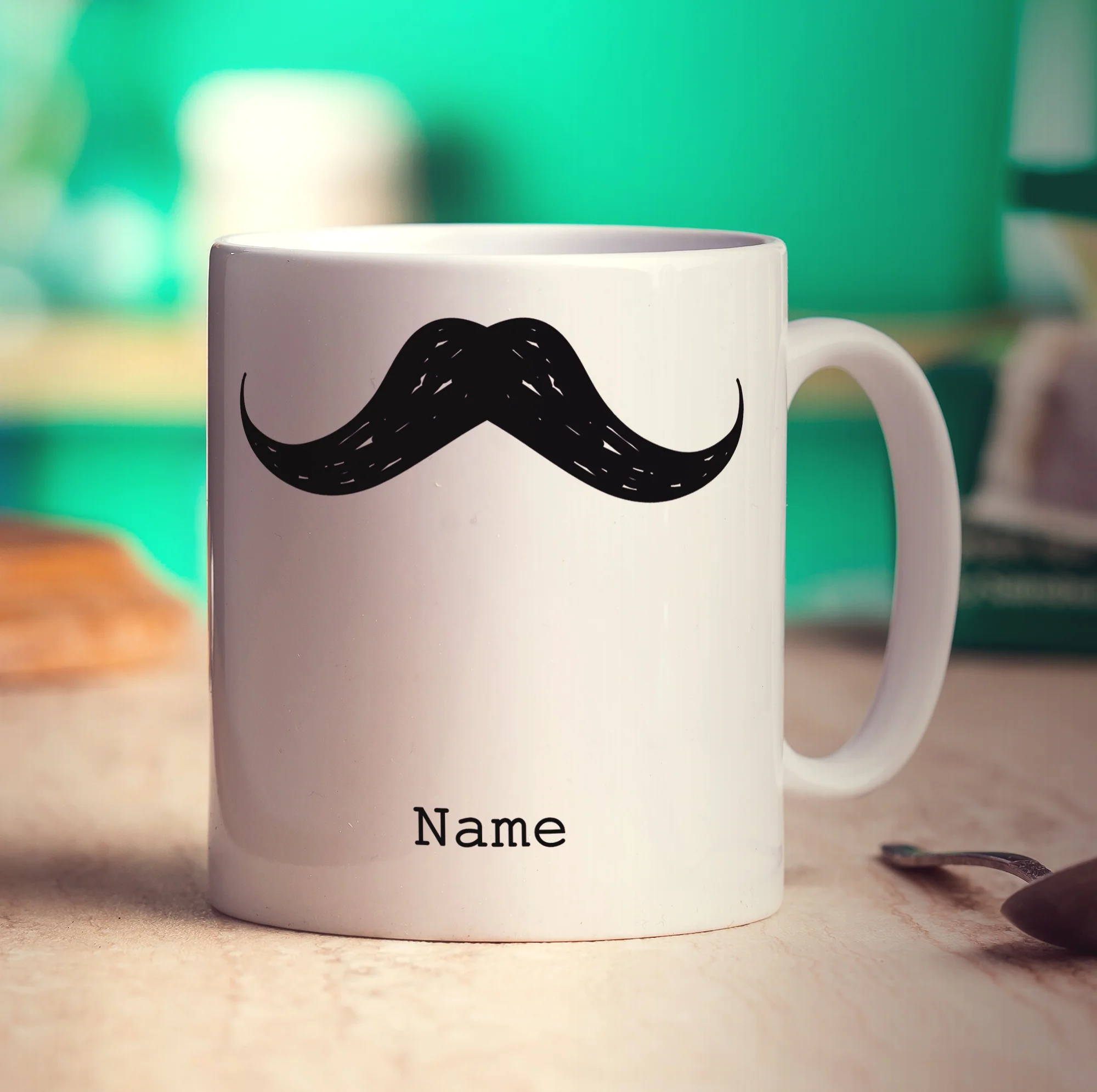 Black Moustache Mug - Image 6