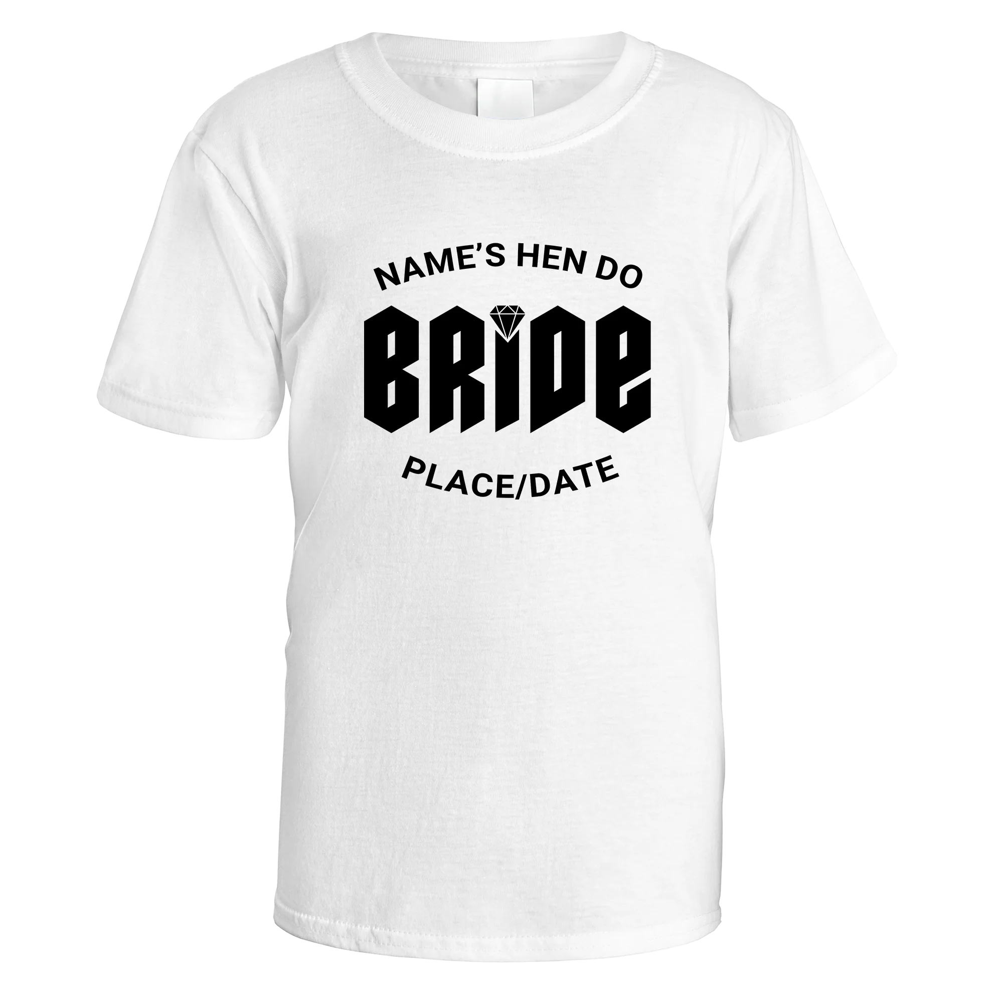 Blackletter Bride Hen Do T-Shirt - Image 4