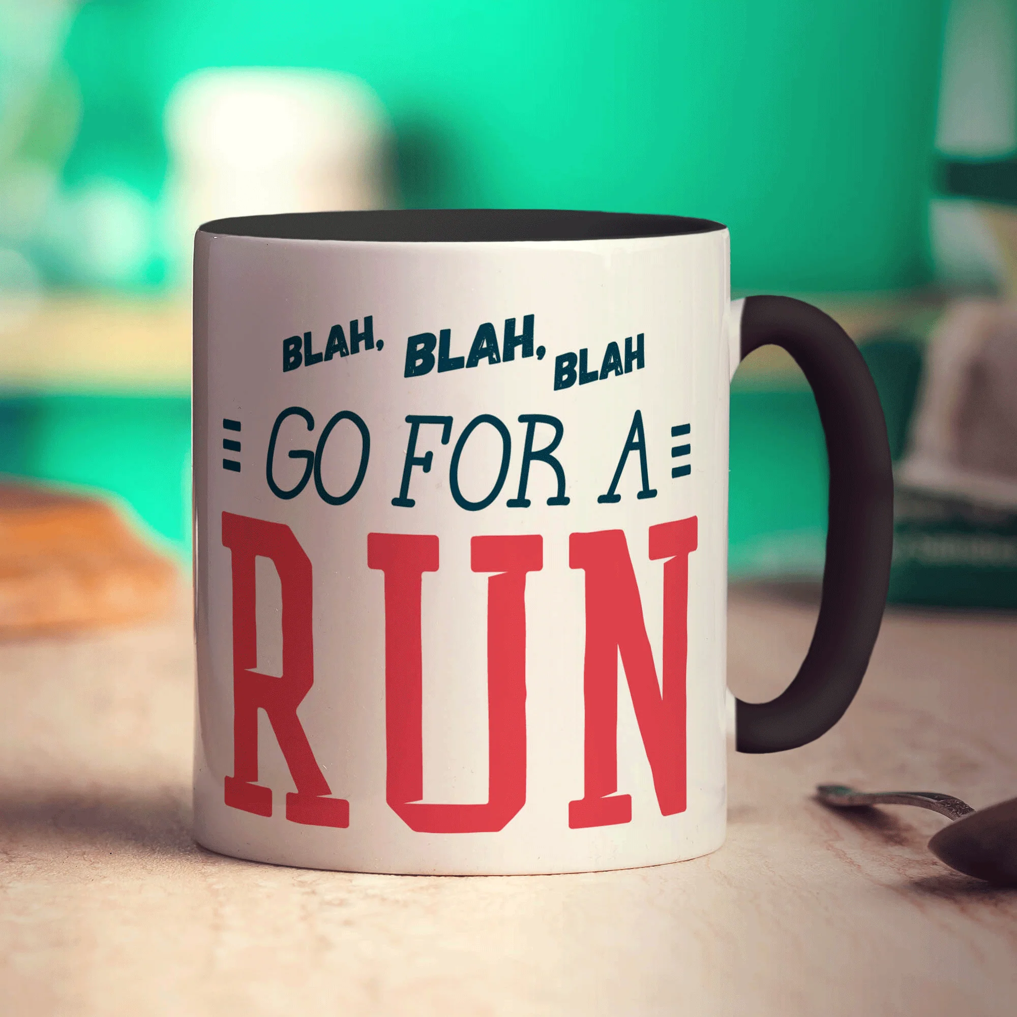 Blah, Blah, Blah Go For a Run Mug - Image 10