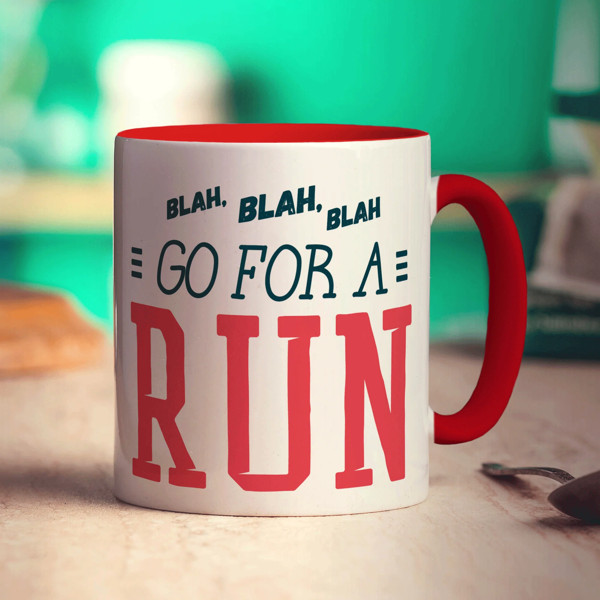 Blah, Blah, Blah Go For a Run Mug - Image 11