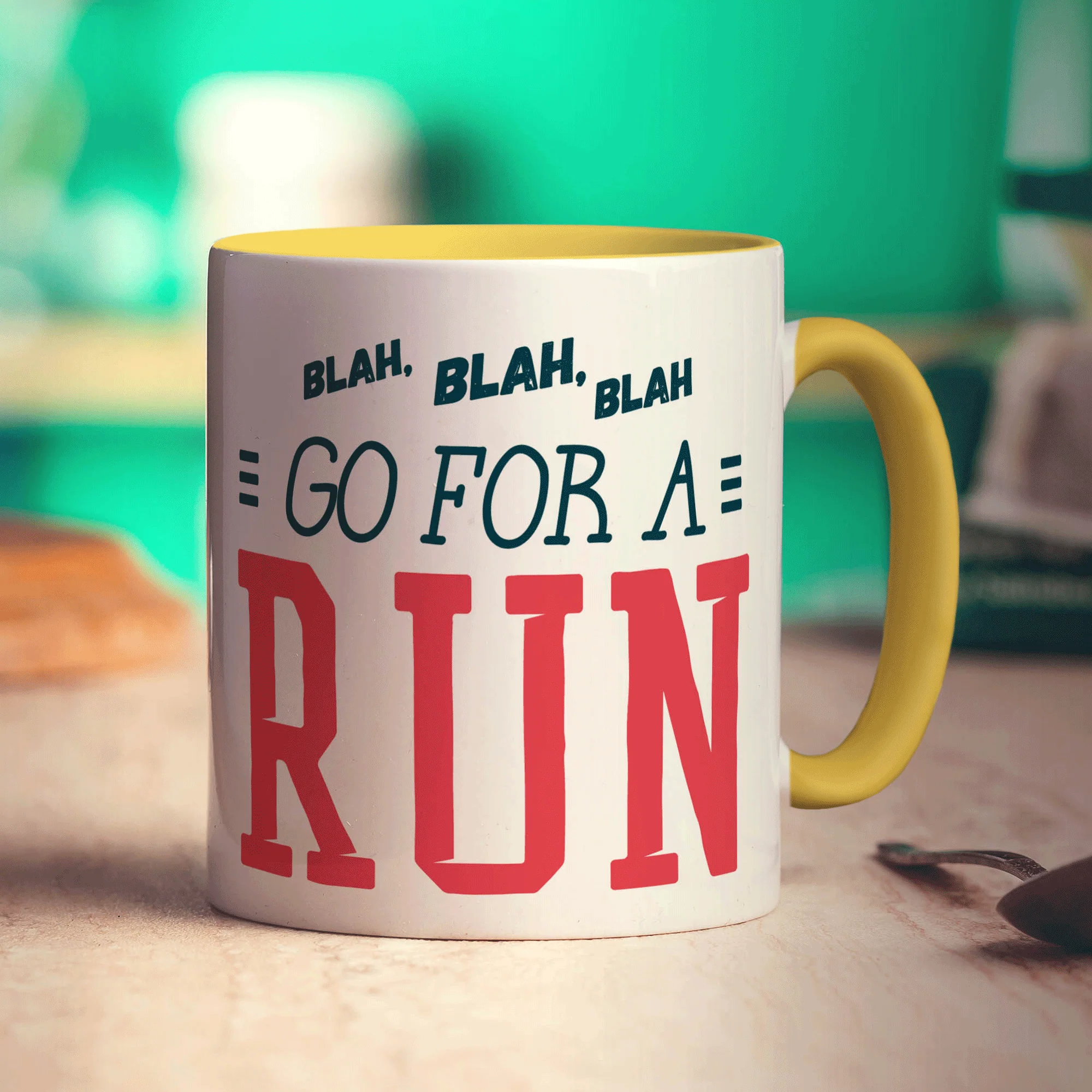 Blah, Blah, Blah Go For a Run Mug - Image 5