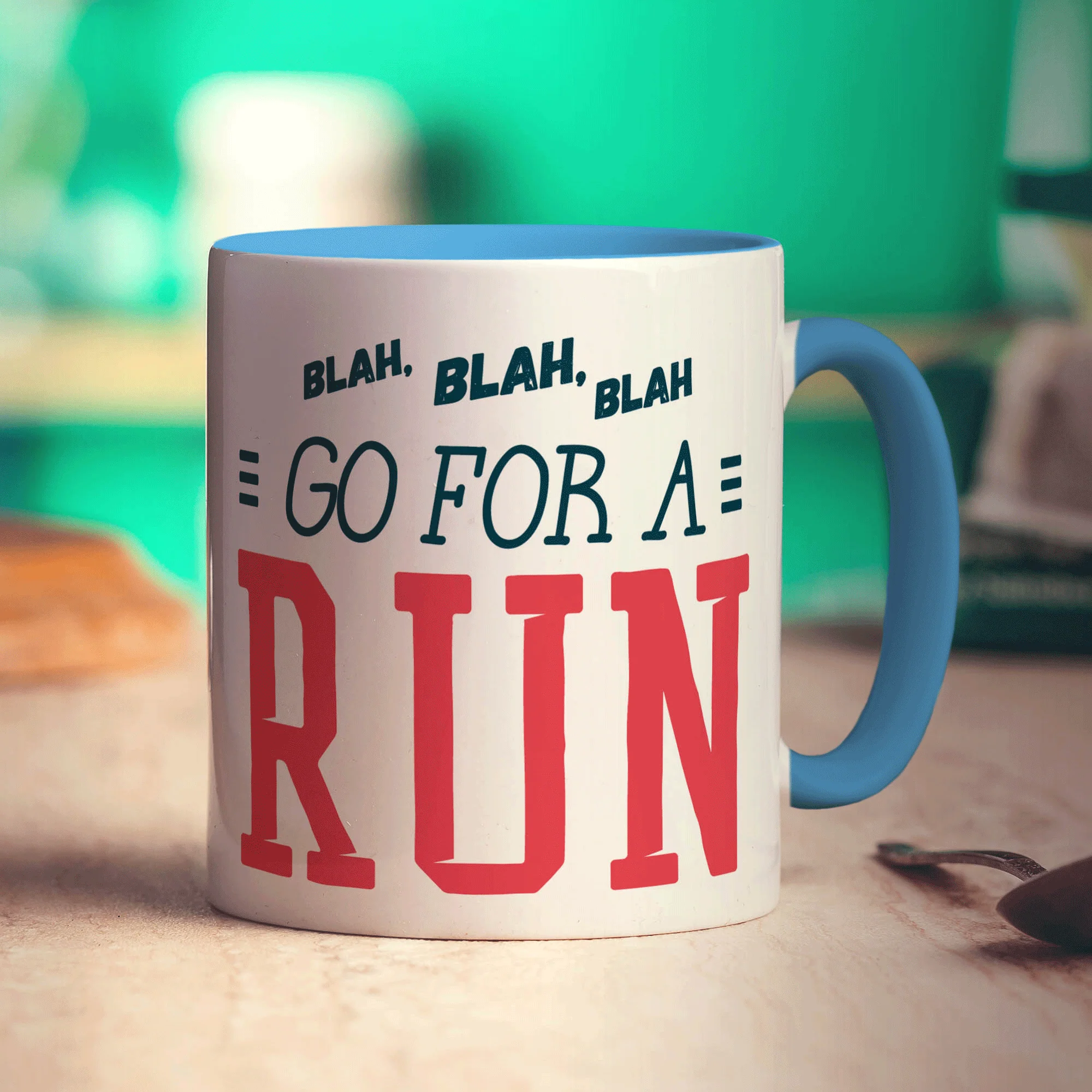 Blah, Blah, Blah Go For a Run Mug - Image 8