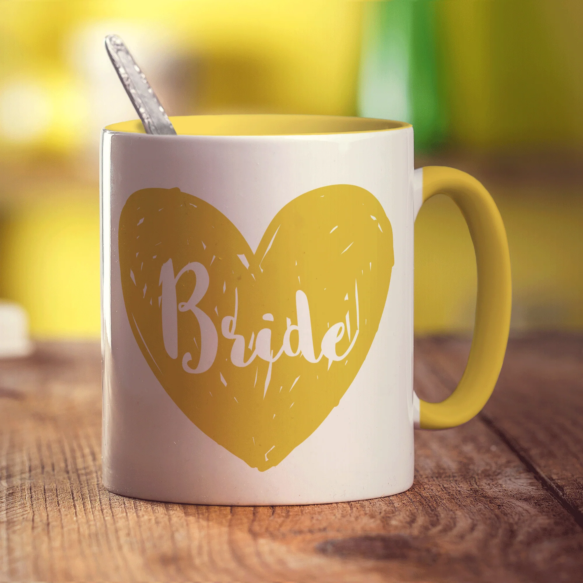 Bride Name Heart Mug - Image 4