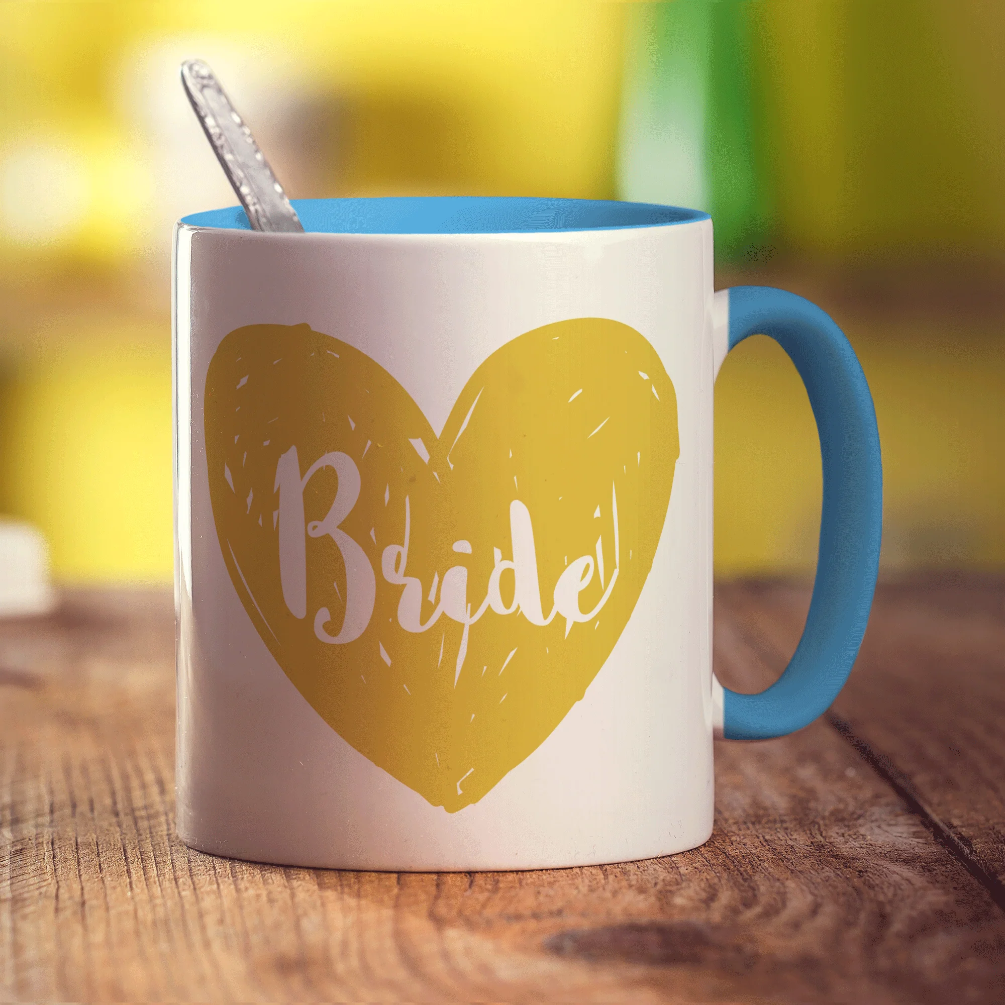 Bride Name Heart Mug - Image 7
