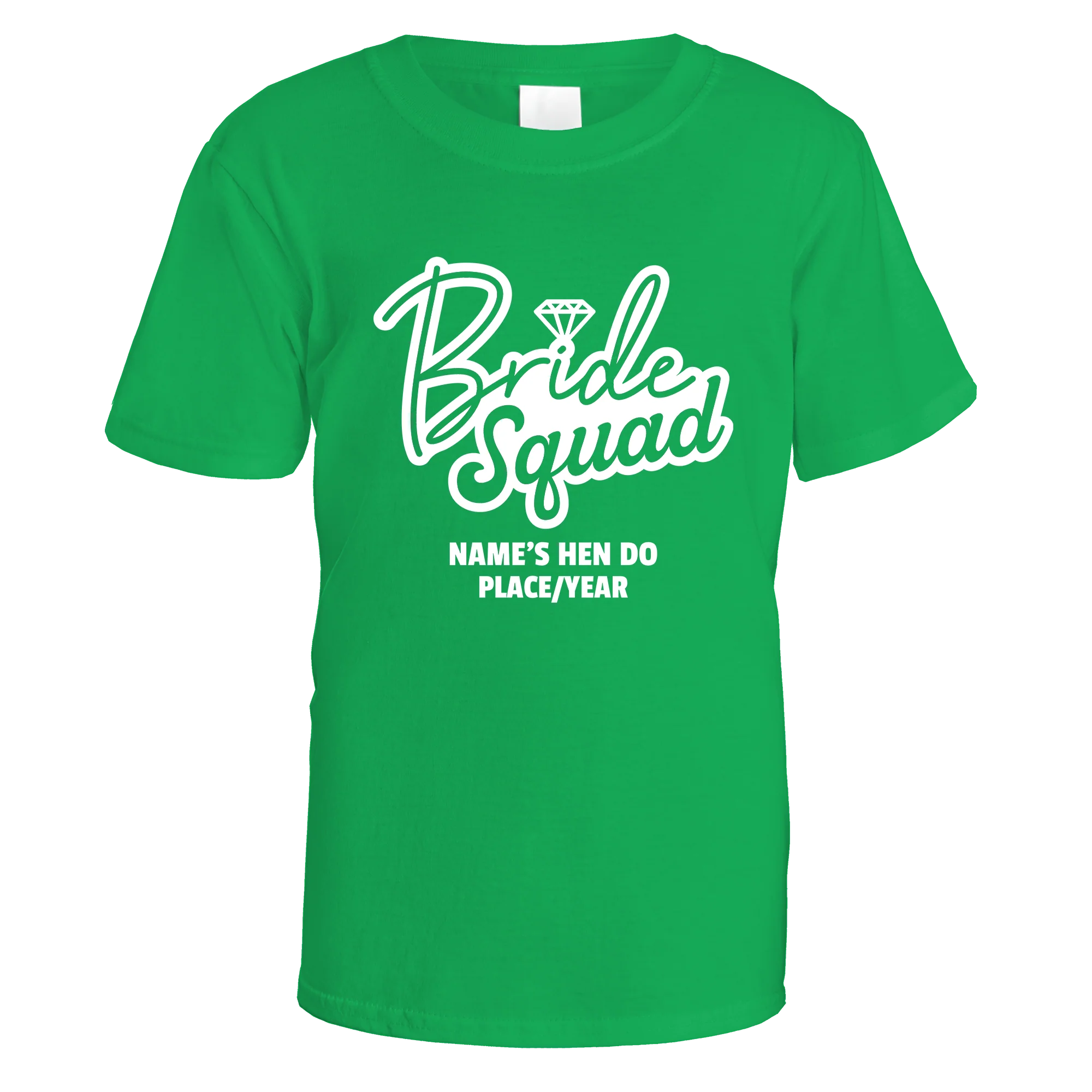 Bride Squad Diamond Hen Do T-Shirt - Image 3
