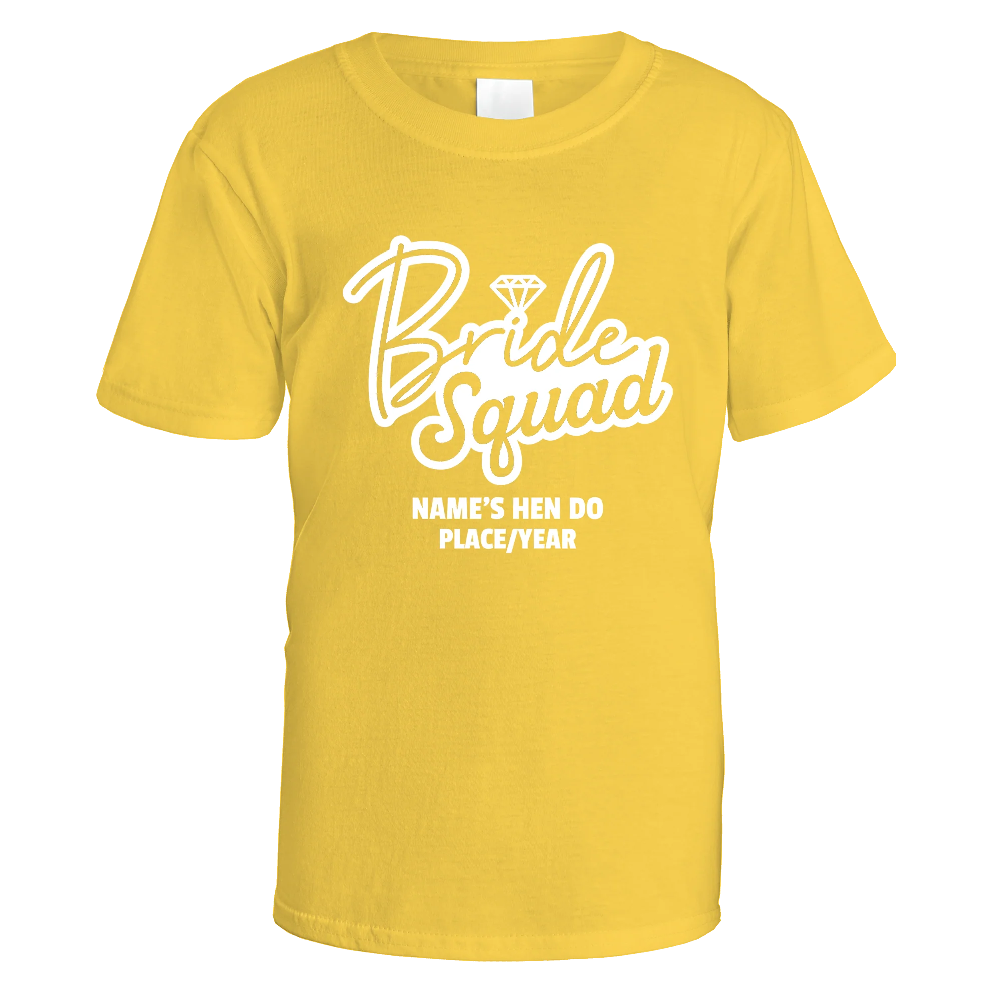 Bride Squad Diamond Hen Do T-Shirt - Image 4