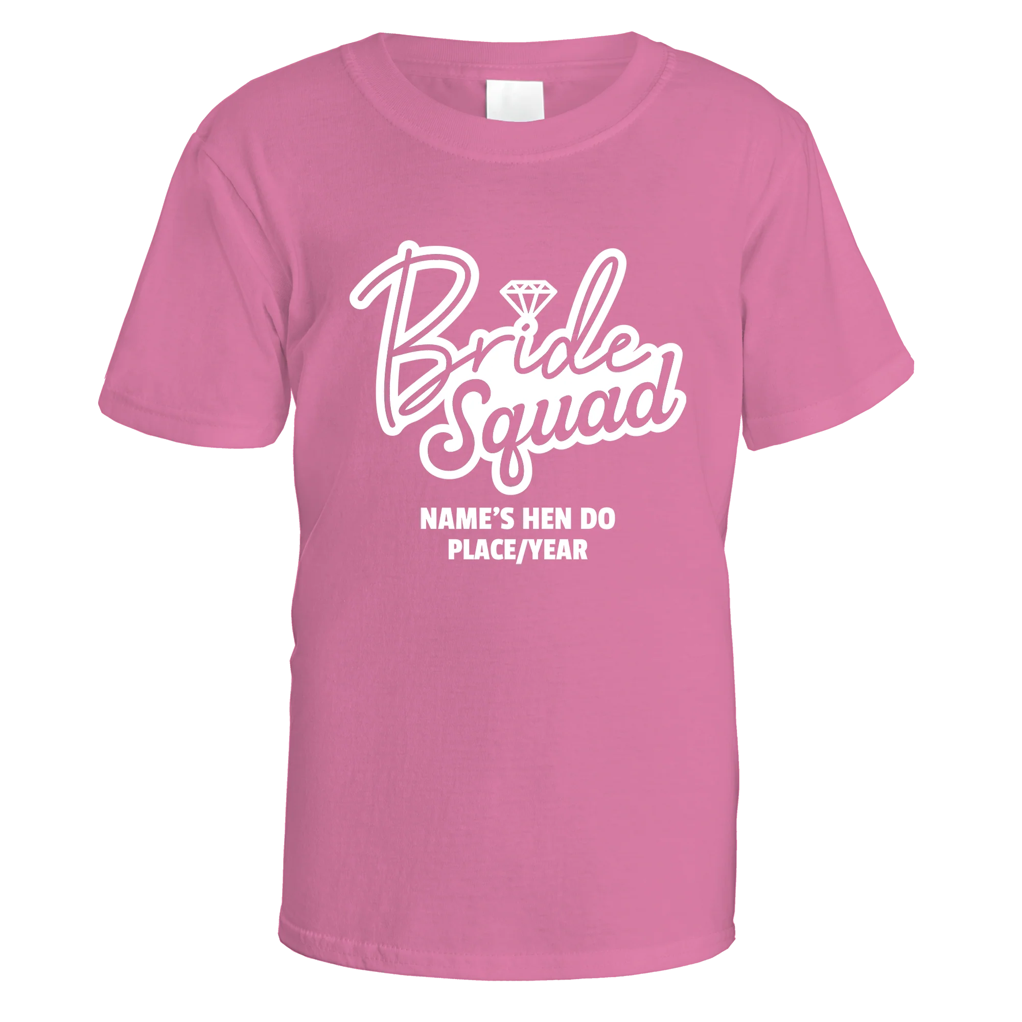 Bride Squad Diamond Hen Do T-Shirt - Image 5