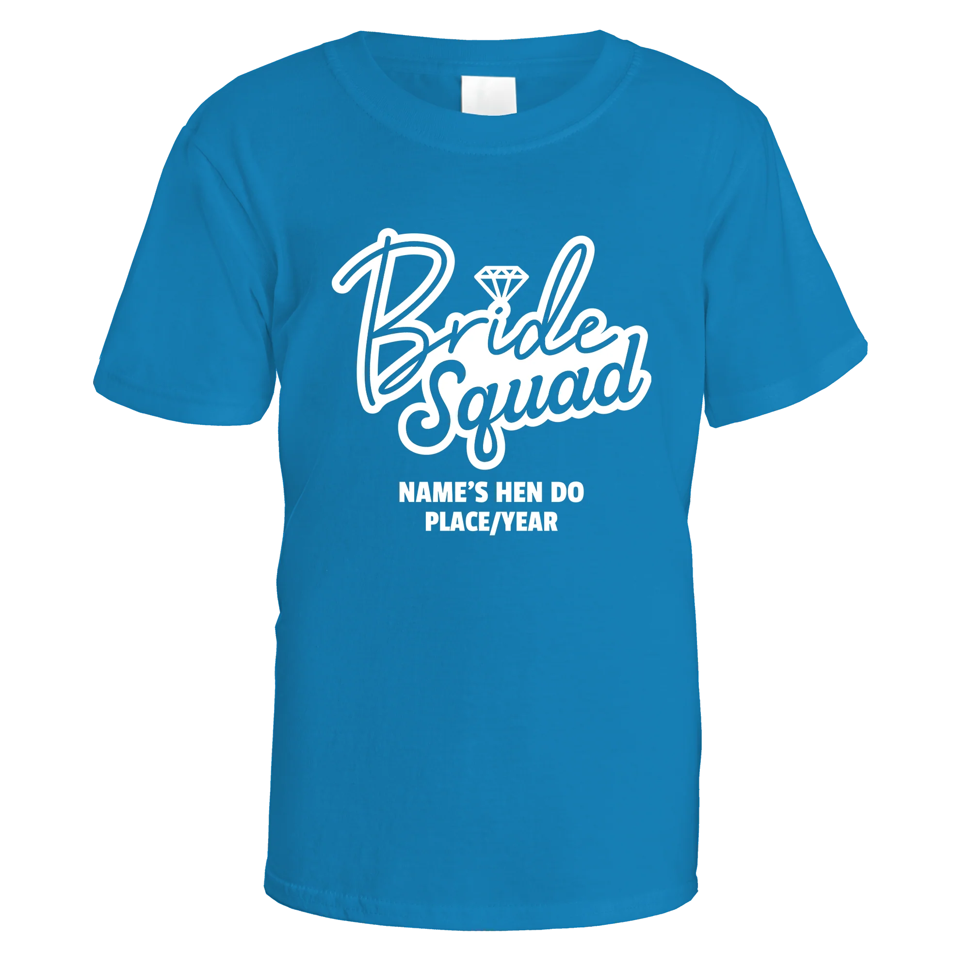 Bride Squad Diamond Hen Do T-Shirt - Image 7