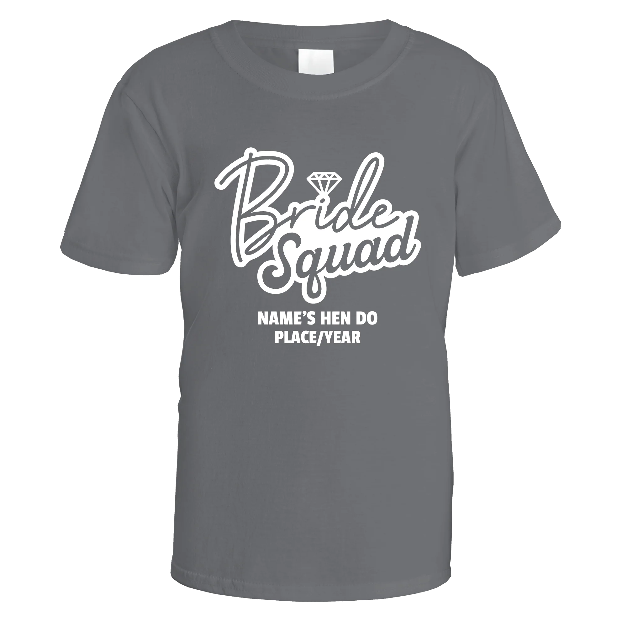 Bride Squad Diamond Hen Do T-Shirt - Image 8