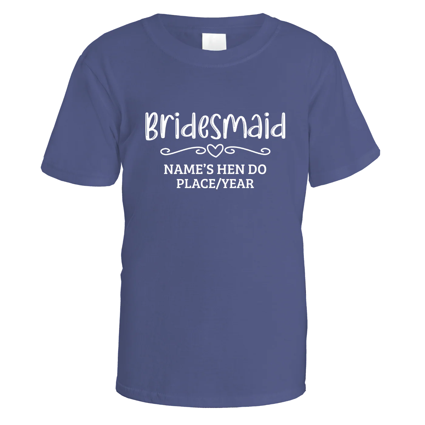 Bridesmaid Heart Hen Do T-Shirt