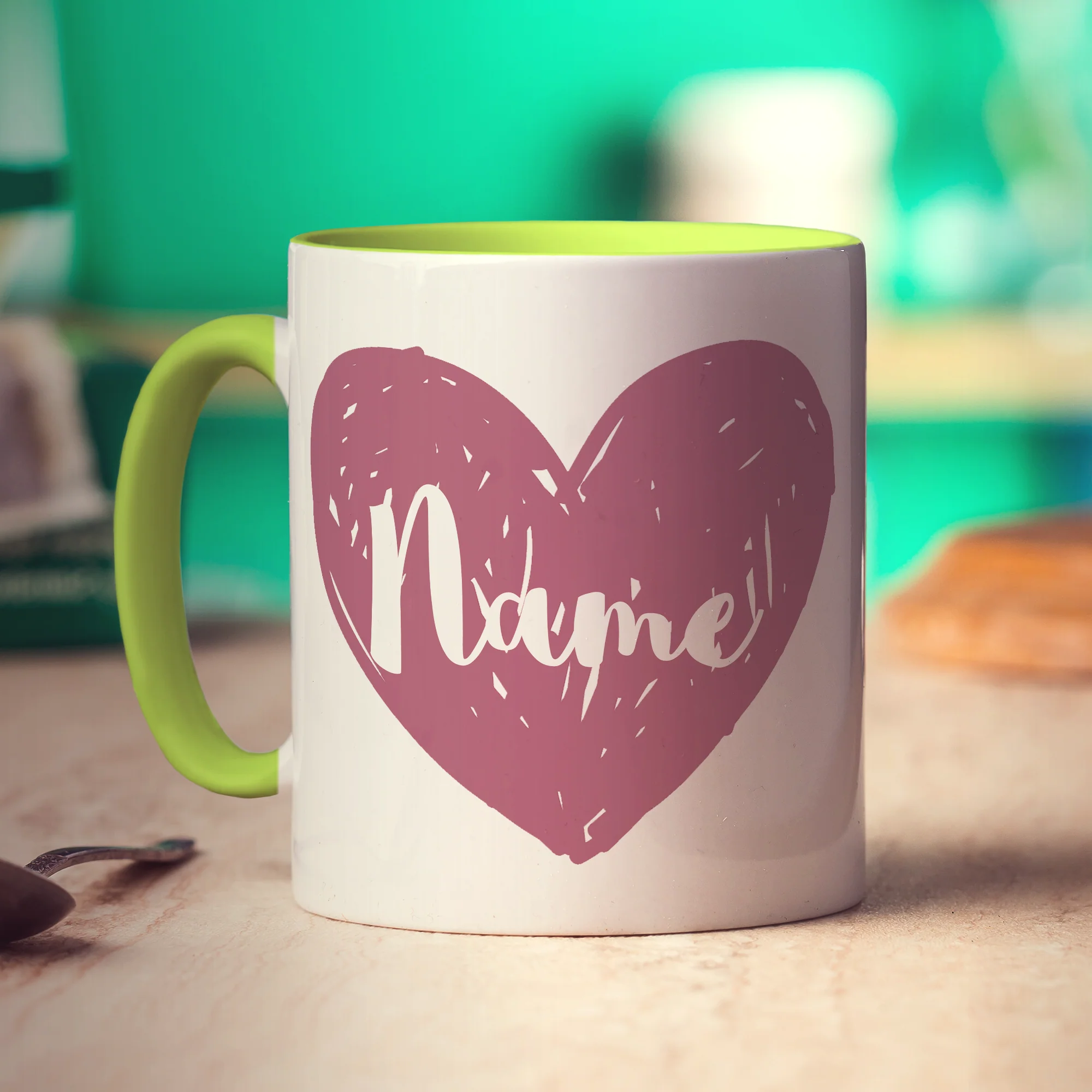 Bridesmaid Heart Name Mug - Image 10