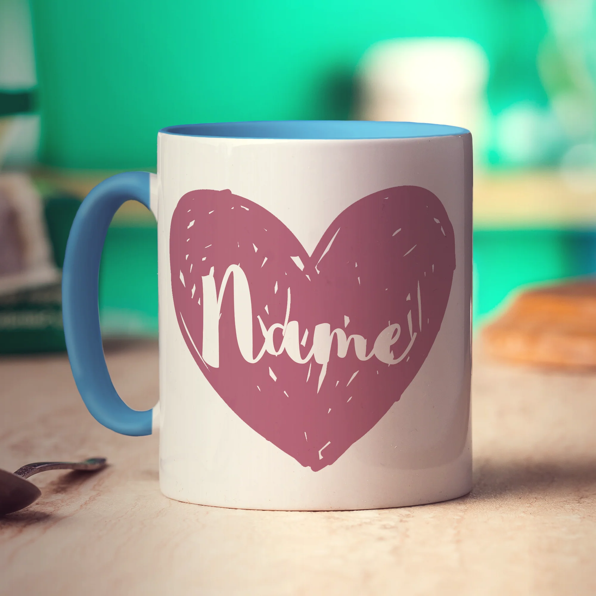 Bridesmaid Heart Name Mug - Image 5