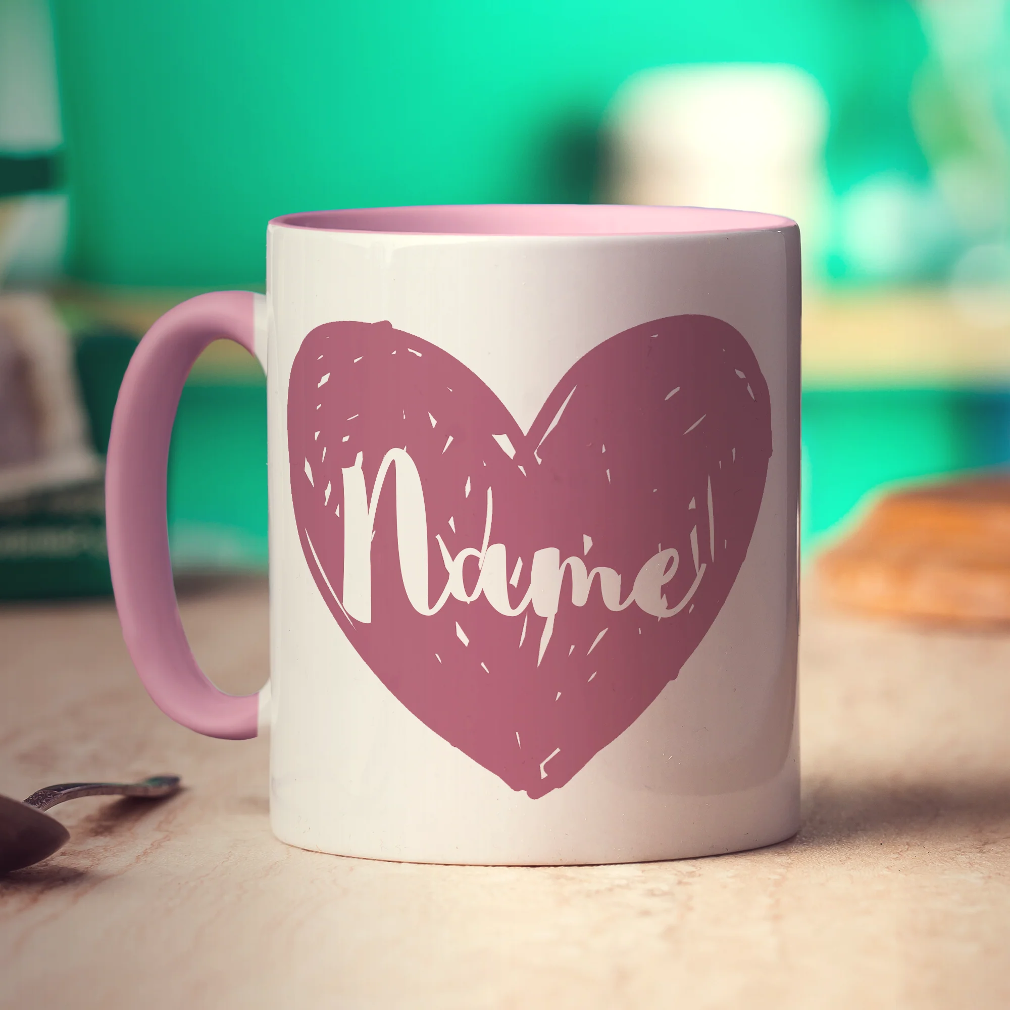 Bridesmaid Heart Name Mug - Image 9