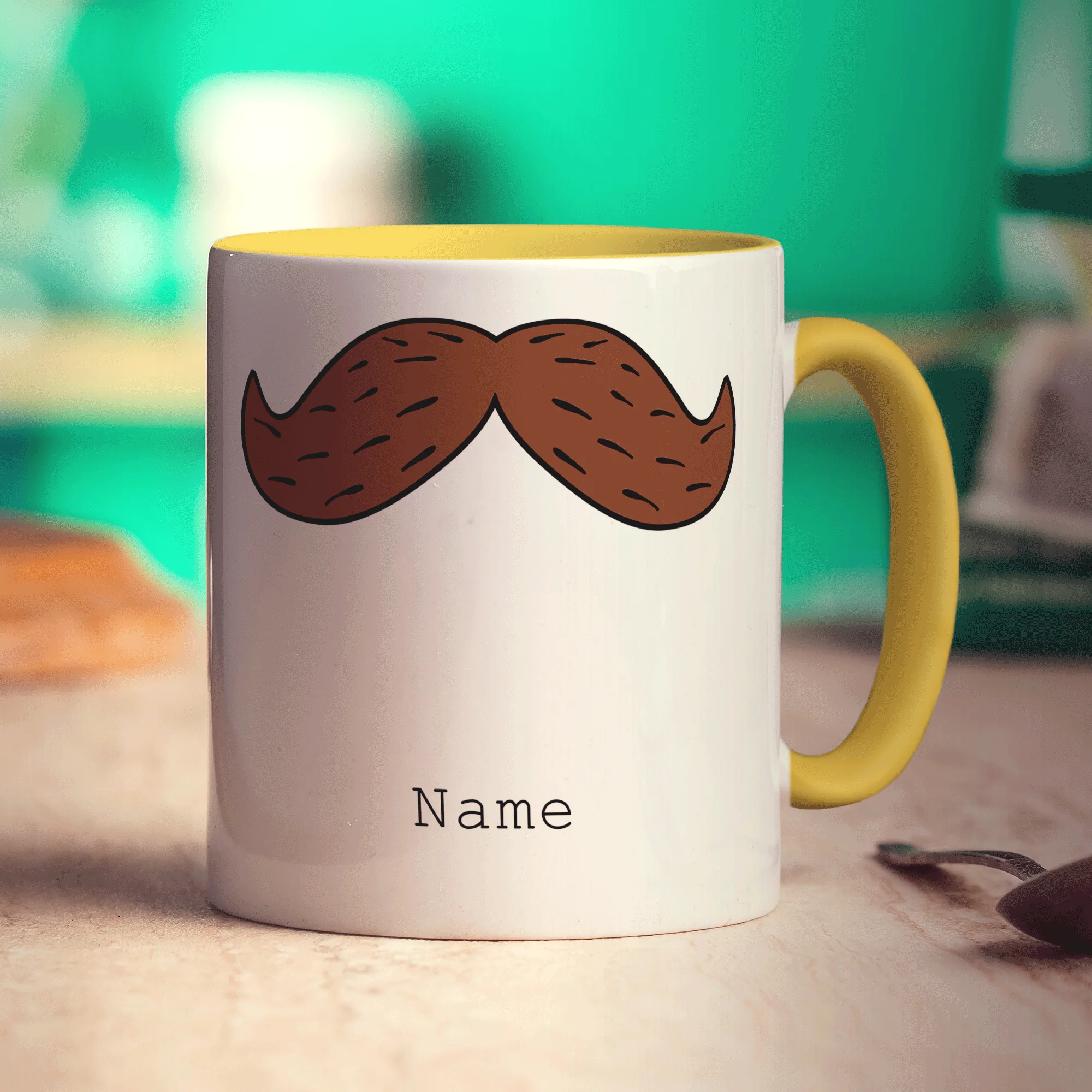 Brown Moustache Mug - Image 11