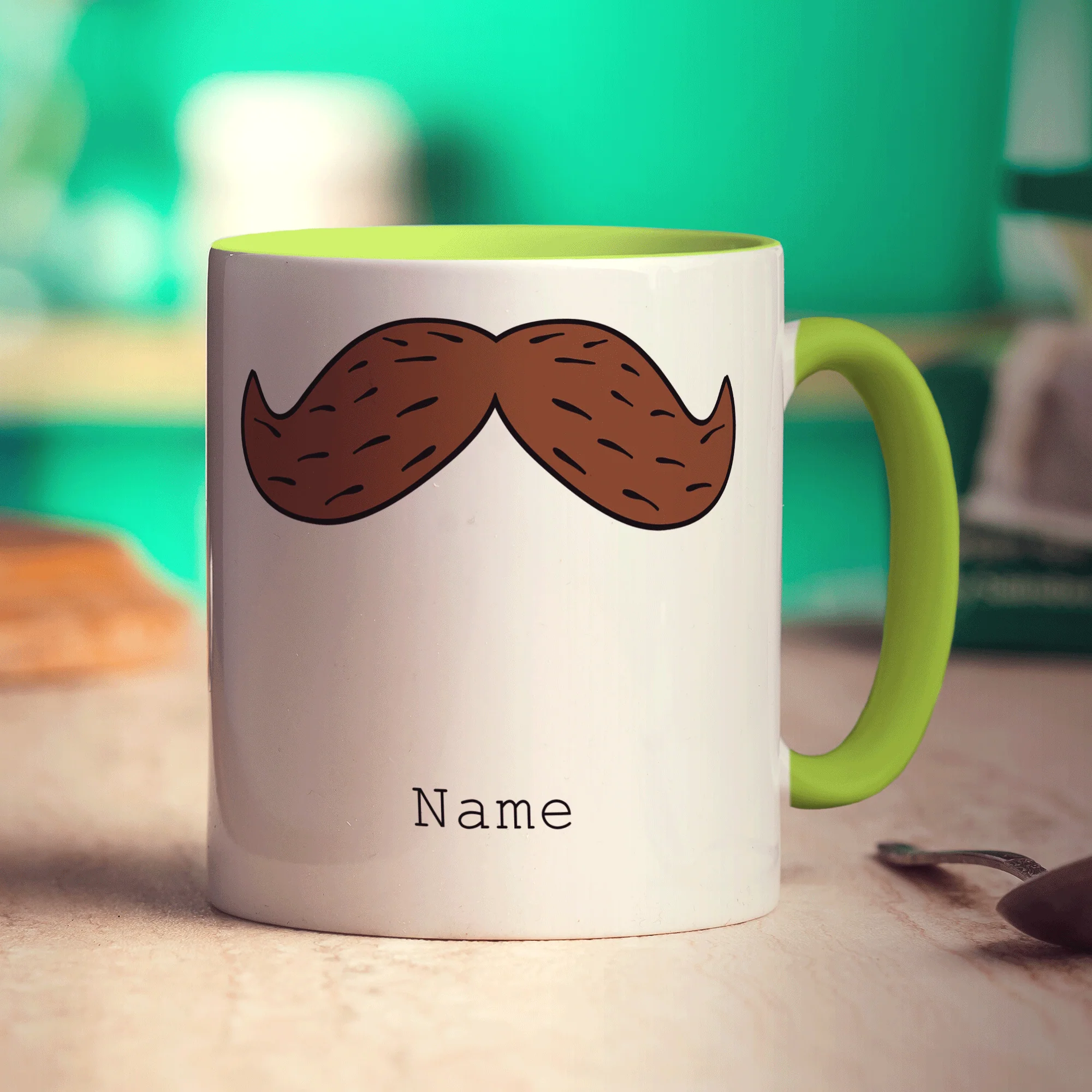Brown Moustache Mug - Image 13