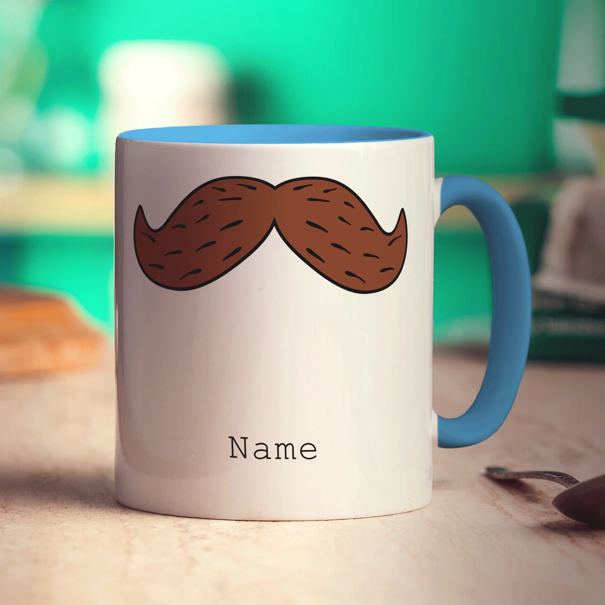 Brown Moustache Mug - Image 14