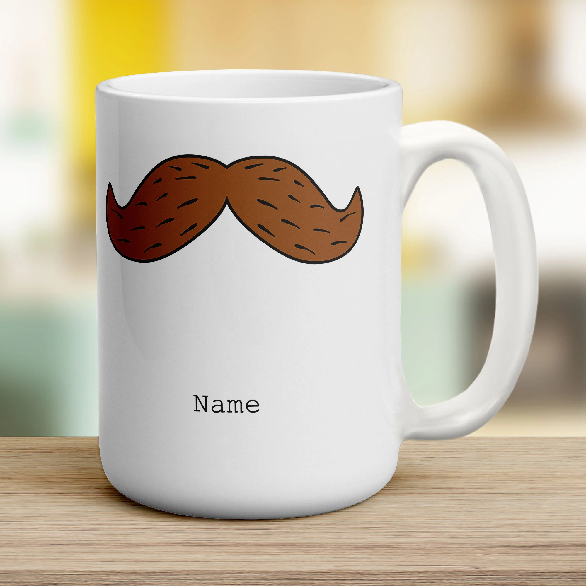 Brown Moustache Mug - Image 18
