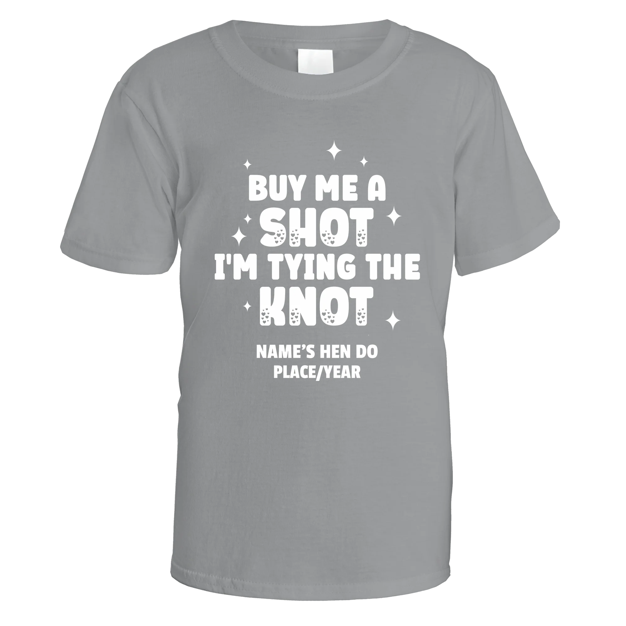Buy Me a Shot I'm Tying the Knot Hen Do T-Shirt - Image 10