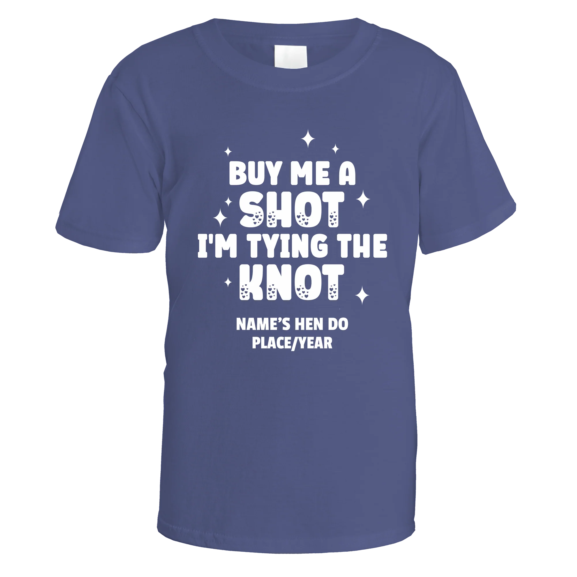 Buy Me a Shot I'm Tying the Knot Hen Do T-Shirt - Image 11