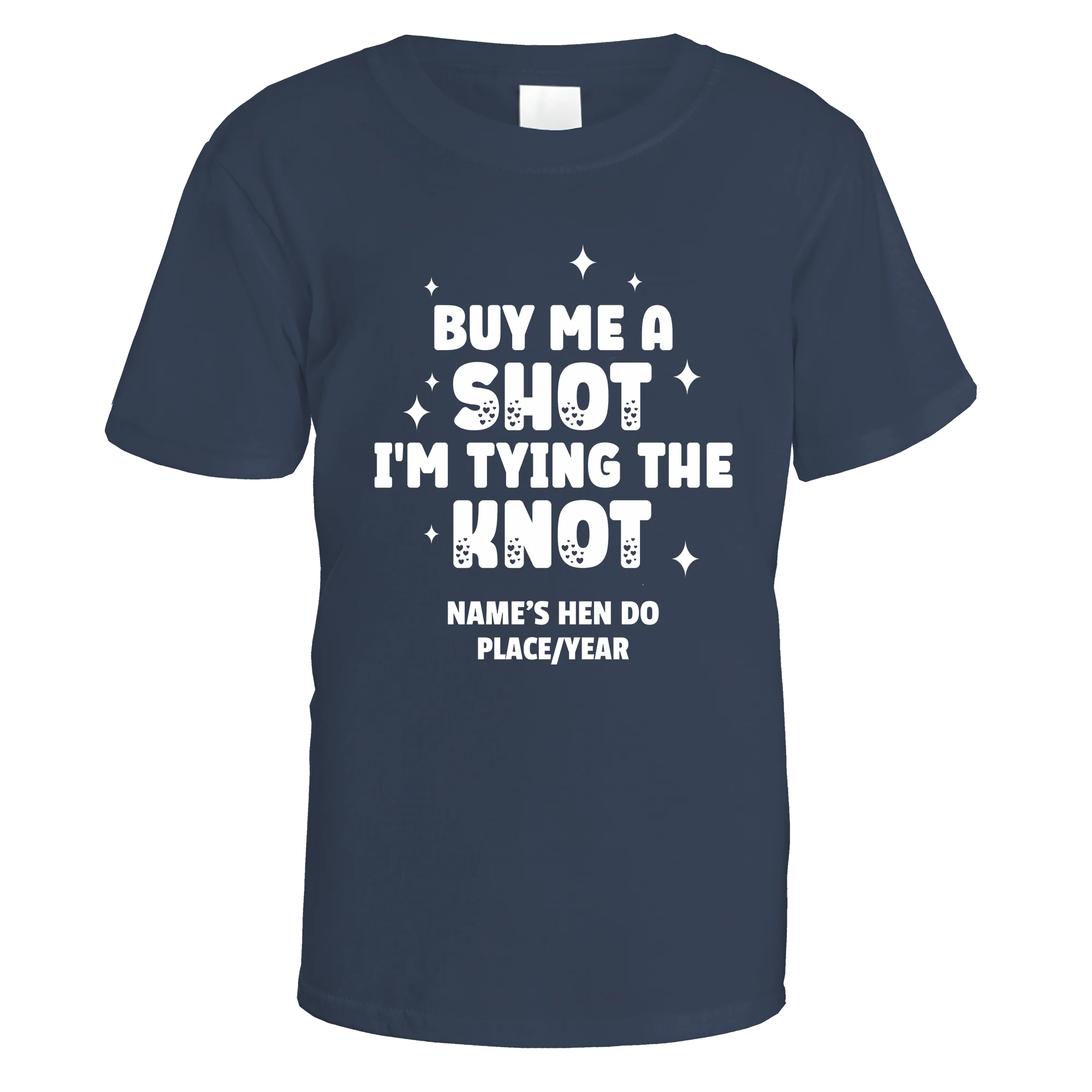 Buy Me a Shot I'm Tying the Knot Hen Do T-Shirt - Image 12
