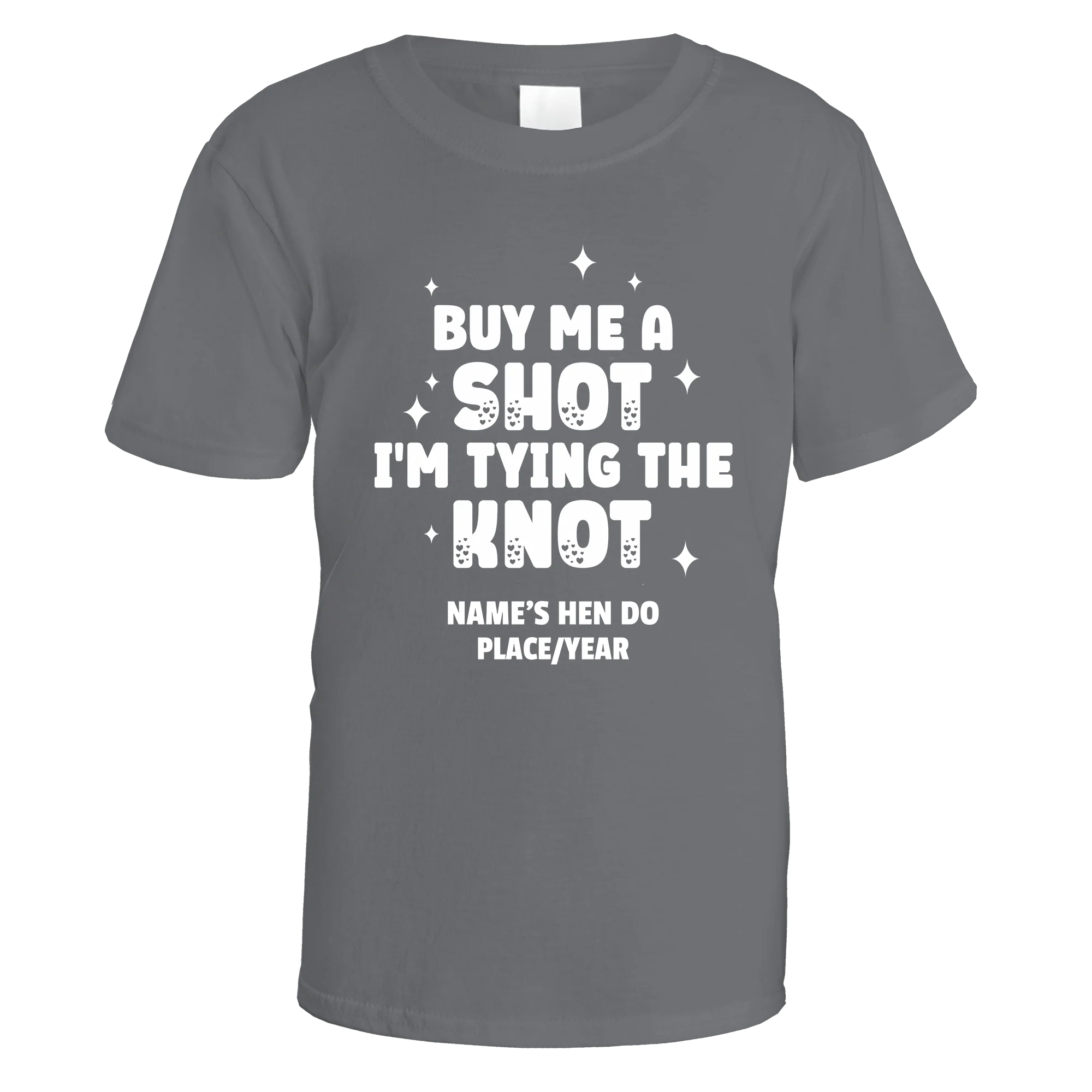 Buy Me a Shot I'm Tying the Knot Hen Do T-Shirt - Image 8