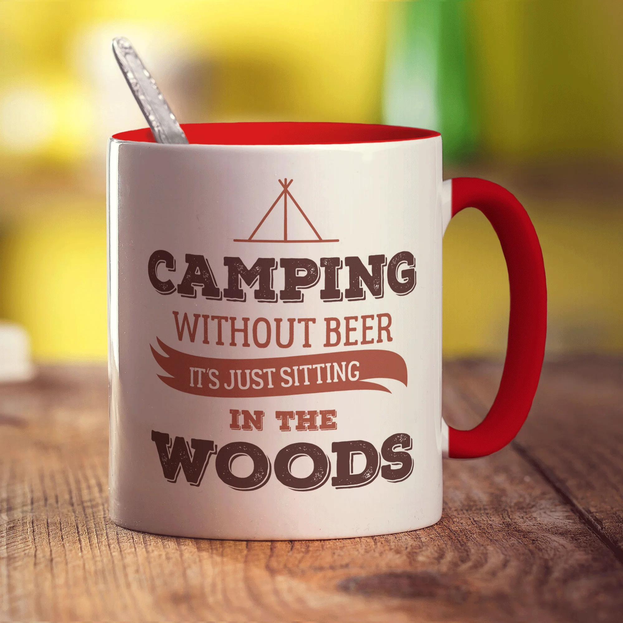 Camping Without Beer, It's Just Sitting in the Woods Mug - Image 11