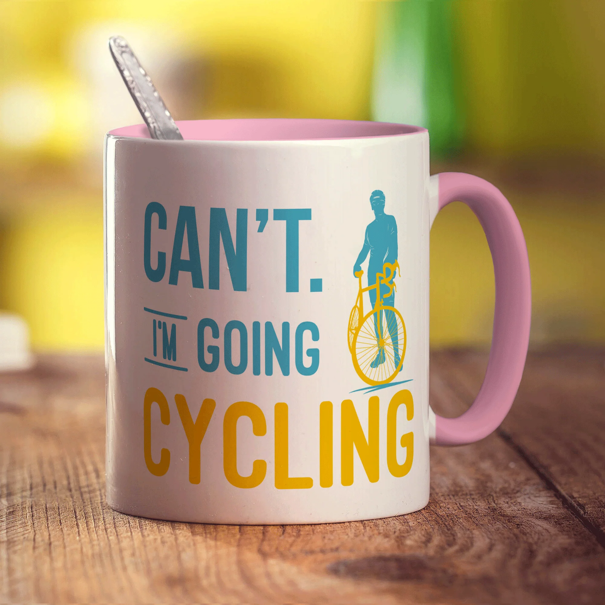 Can't. I'm Going Cycling Mug - Image 9