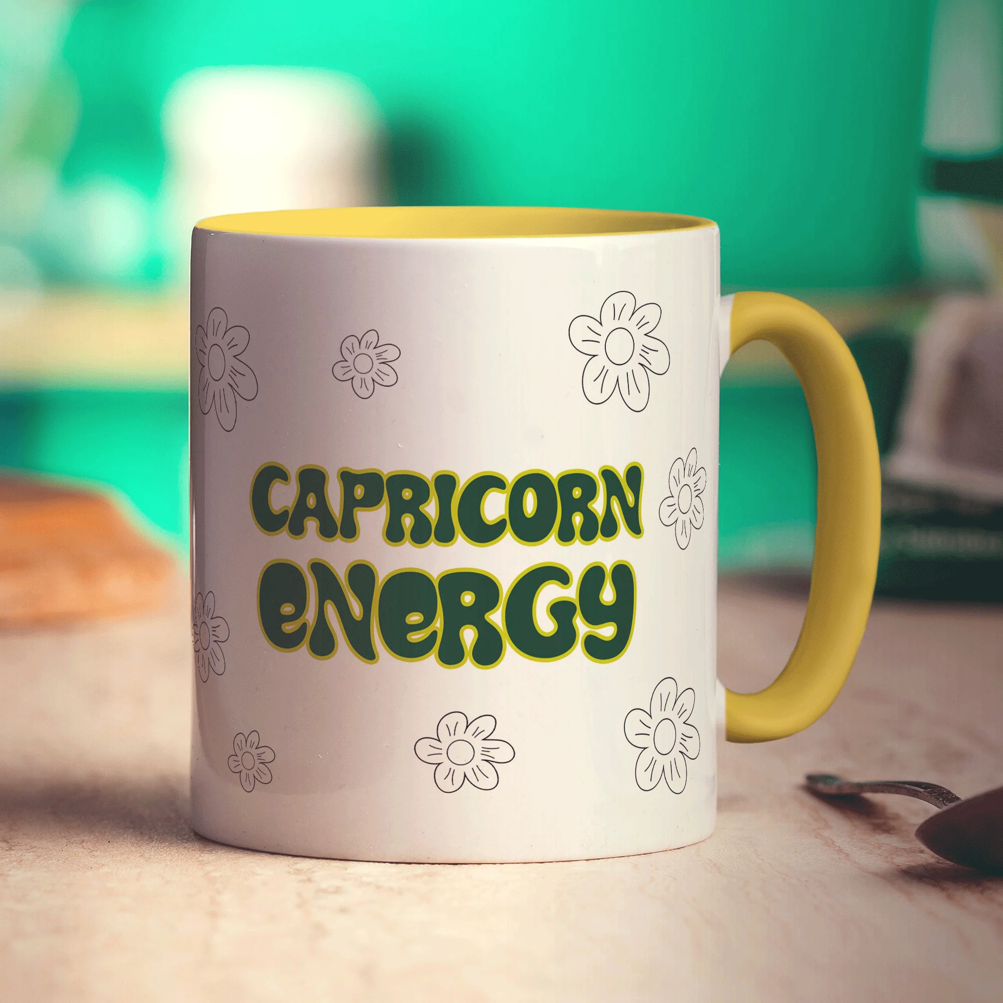 Capricorn Energy Star Sign Mug - Image 5